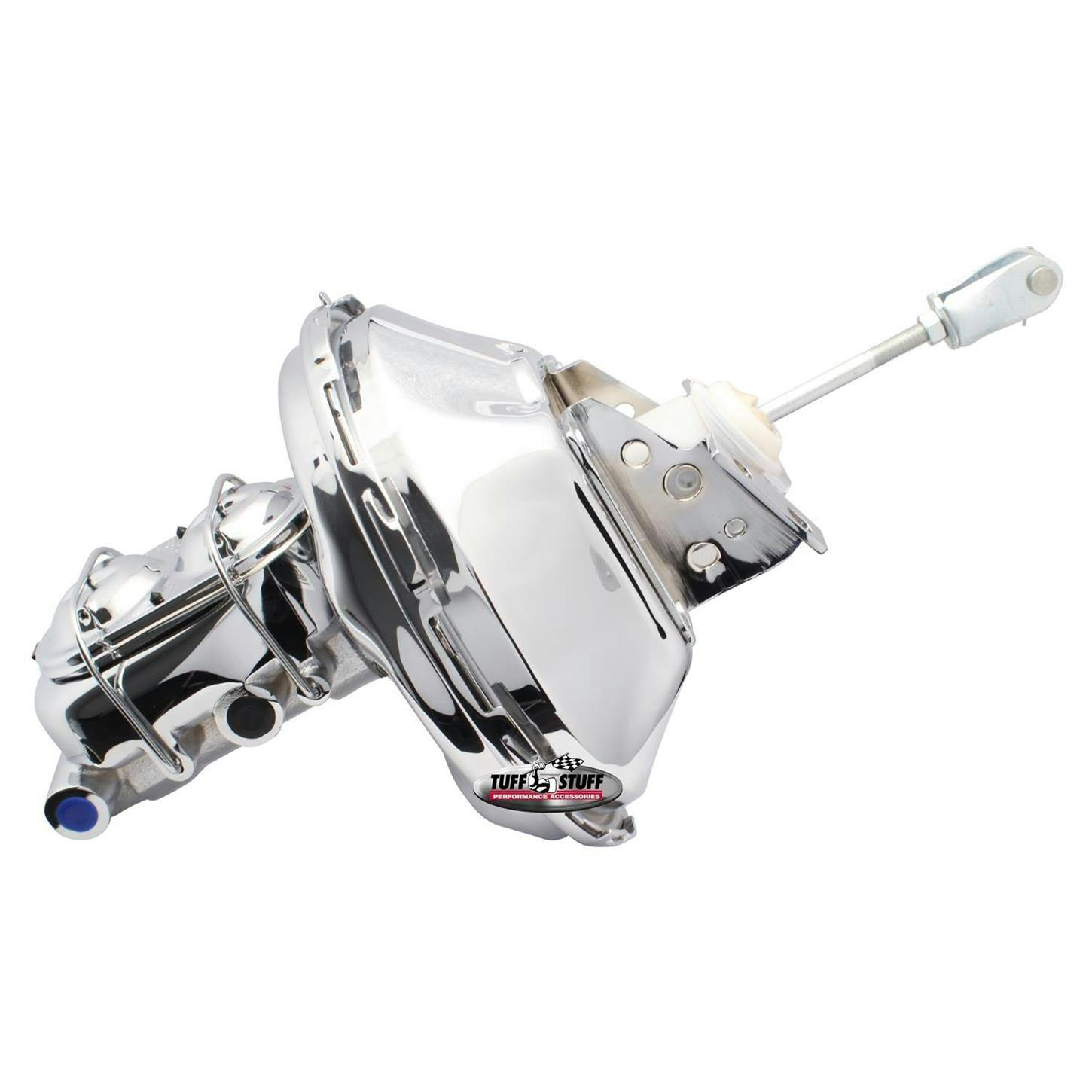 Tuff Stuff 2127NA-1 Single Diaphragm Booster Combo, Master Chrome