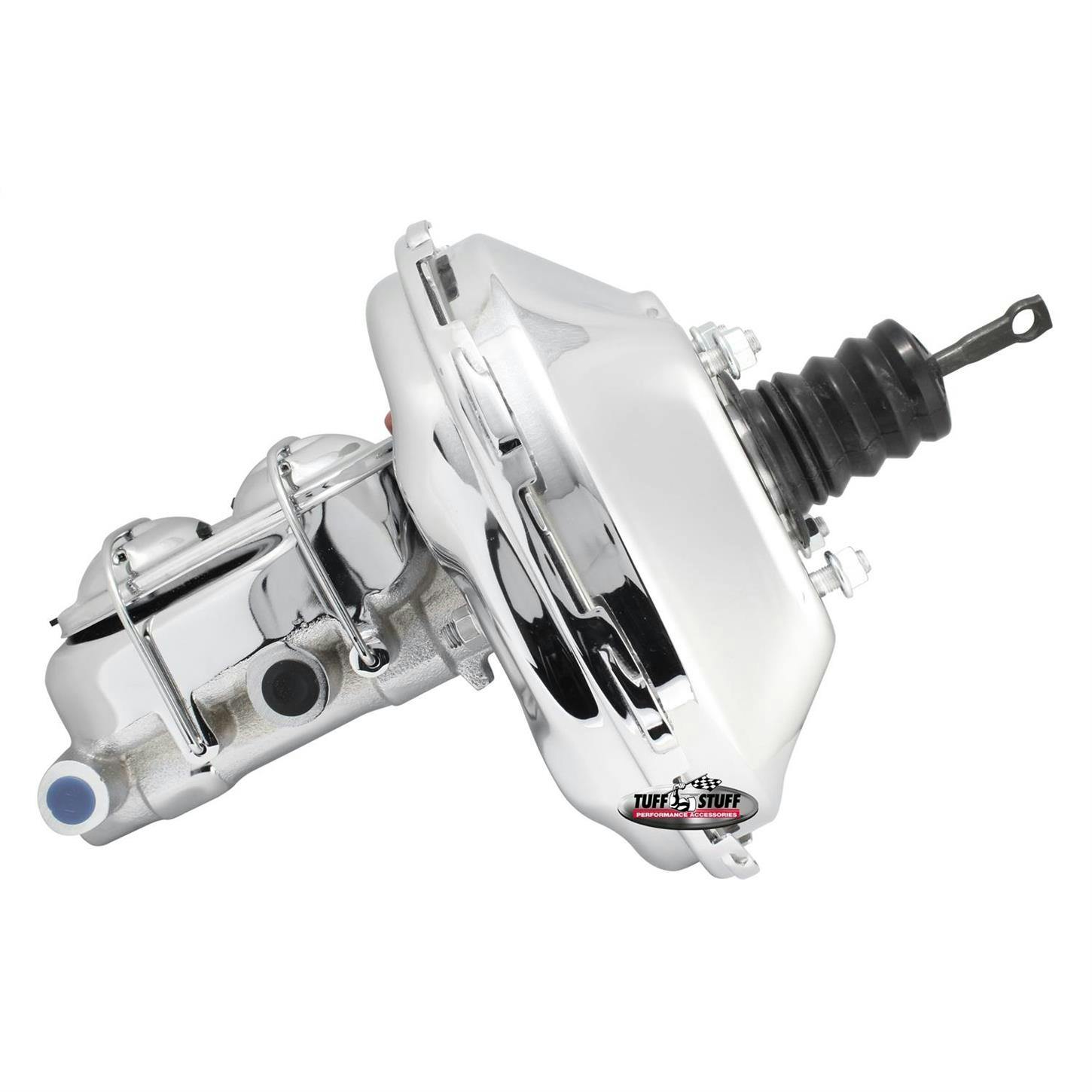 Tuff Stuff 2128NA-1 Single Diaphragm Booster W/Studs Combo,Chrome