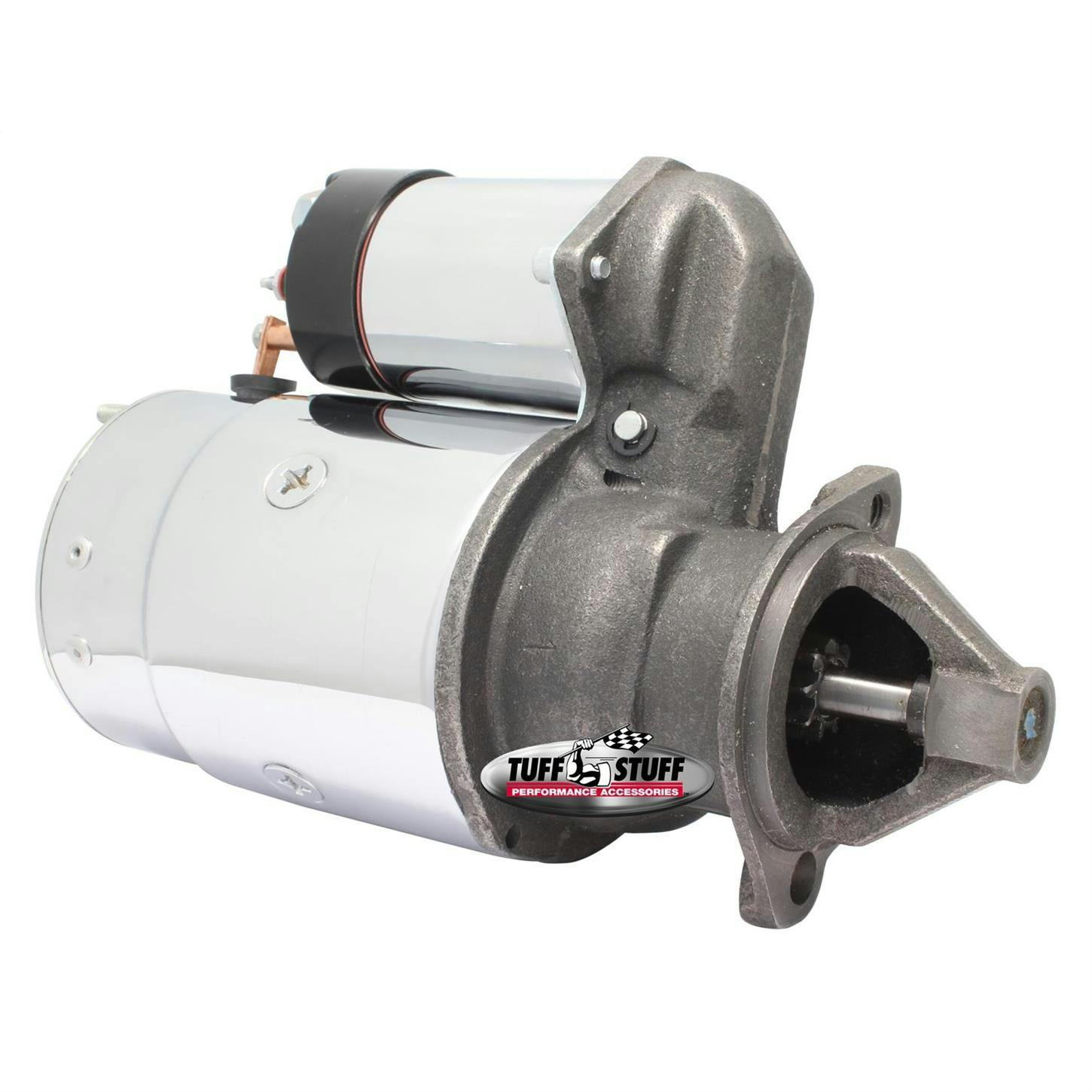 Tuff Stuff 3686A Chevy Starter, Full Size Chrome, 3 Bolt Nose