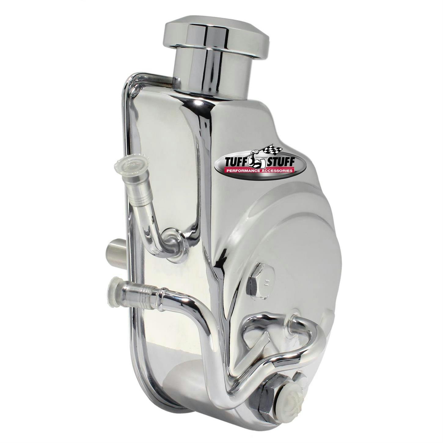 Tuff Stuff 6162A Saginaw Style Power Steering Pump, Chrome