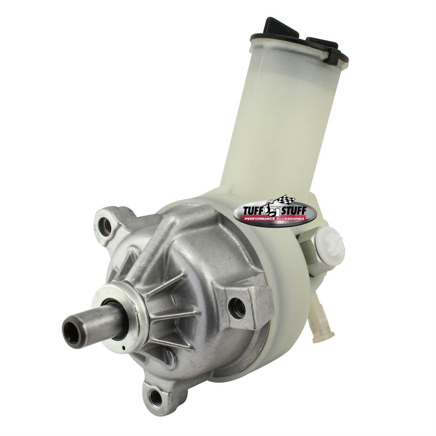 Tuff Stuff 6168N Power Steering Pump, Natural Finish, Mustang