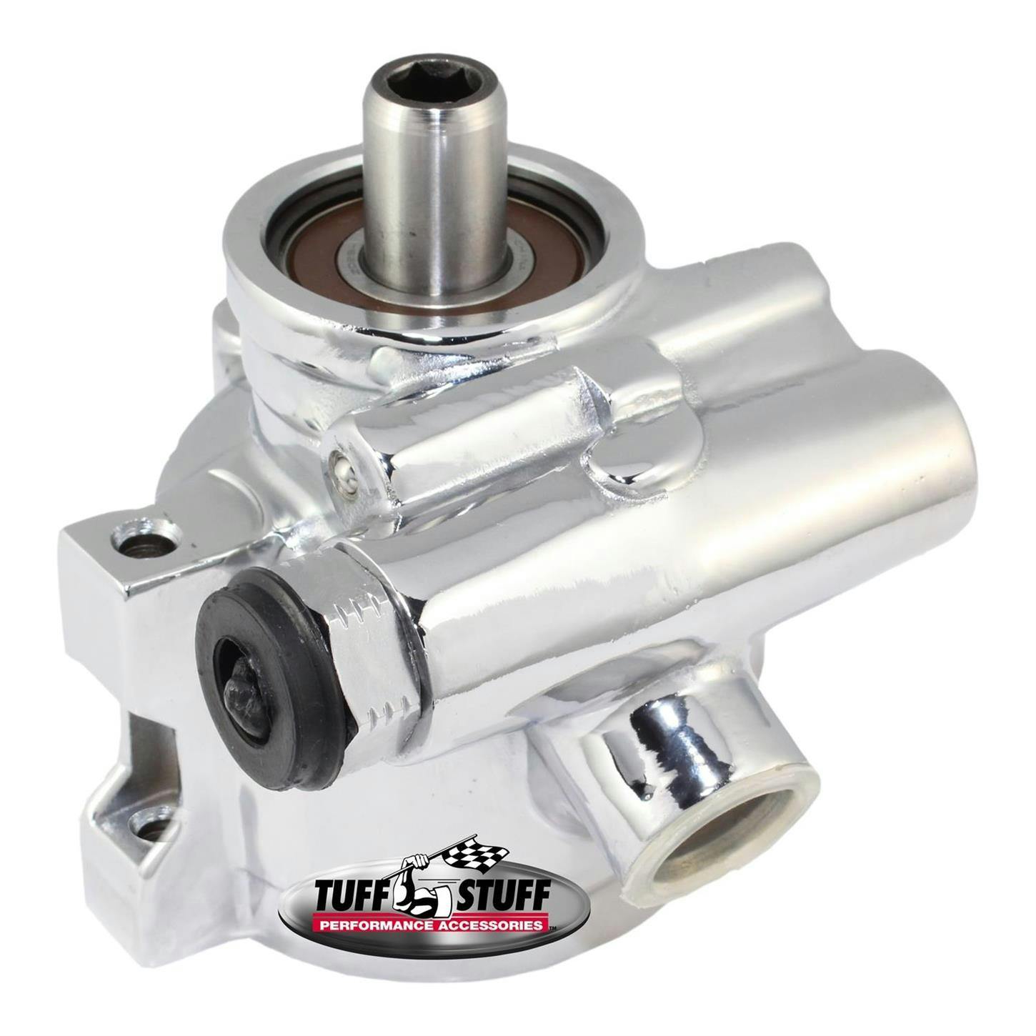Tuff Stuff 6170ALD-7 Type II Power Steering Pump, Chrome