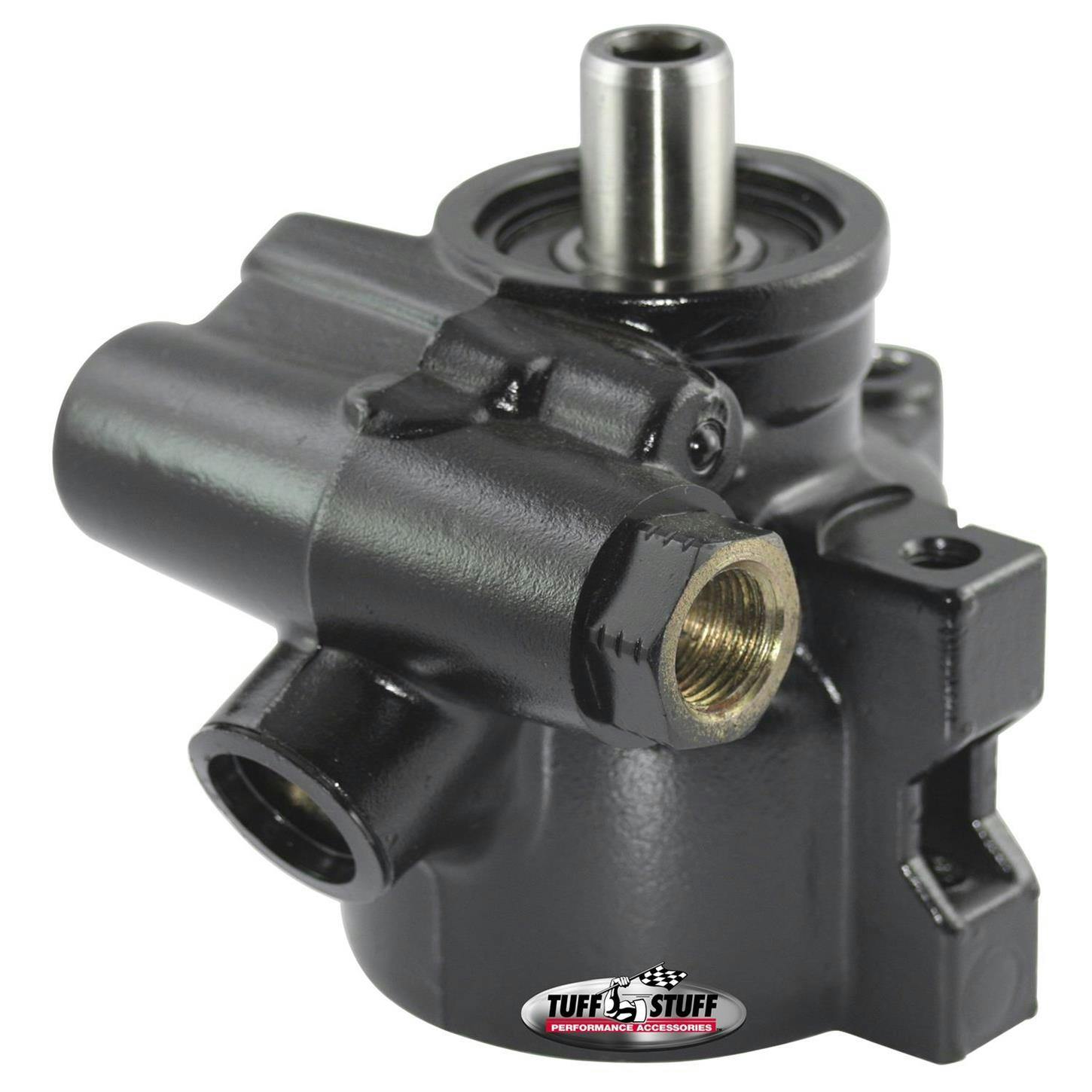 Tuff Stuff 6175ALB-1 Type II Power Steering Pump, Aluminum, Black