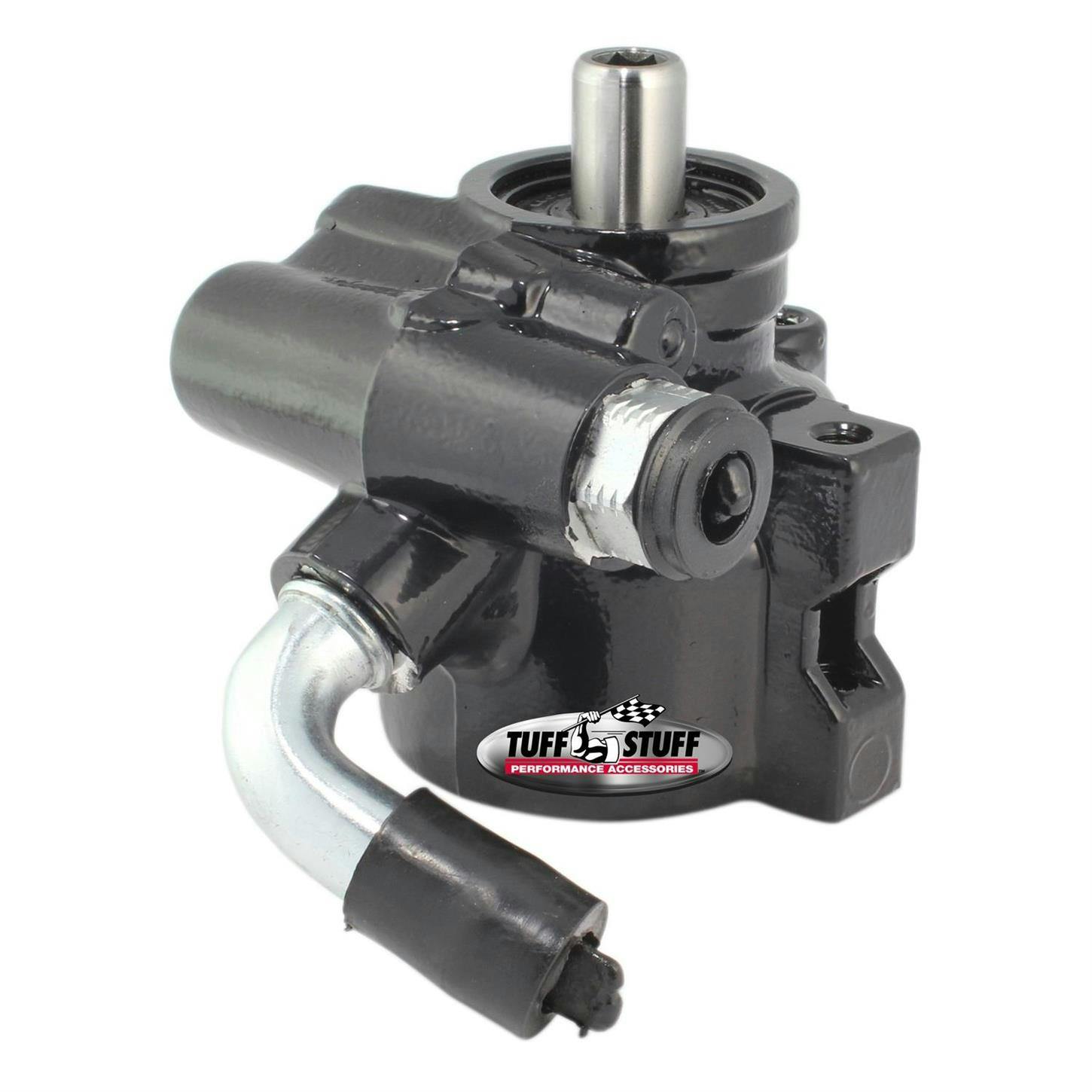 Tuff Stuff 6175ALB-5 Type II Power Steering Pump, Aluminum, Black