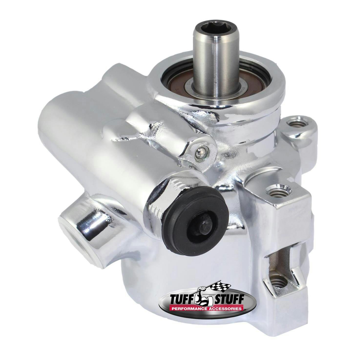 Tuff Stuff 6175ALD-1 Type II Power Steering Pump, Chrome