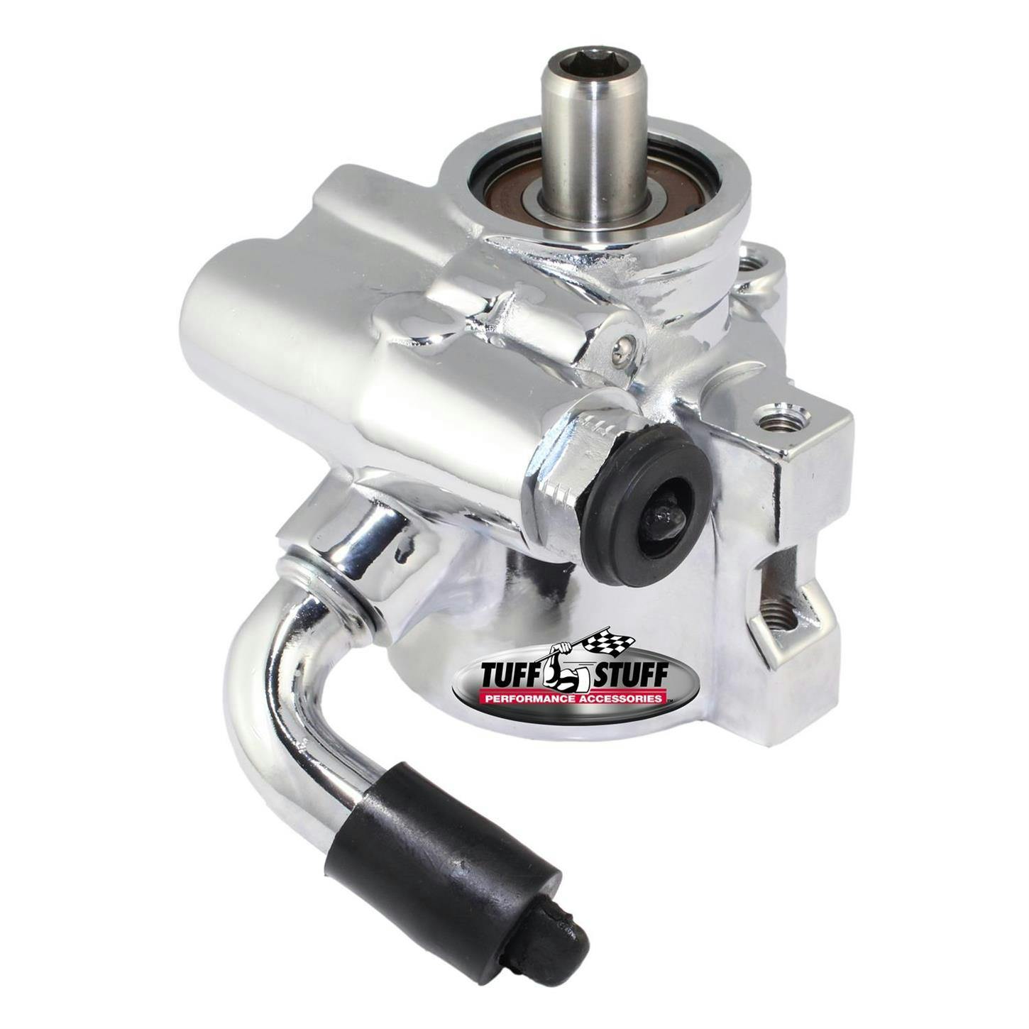 Tuff Stuff 6175ALD-5 Type II Power Steering Pump, Chrome