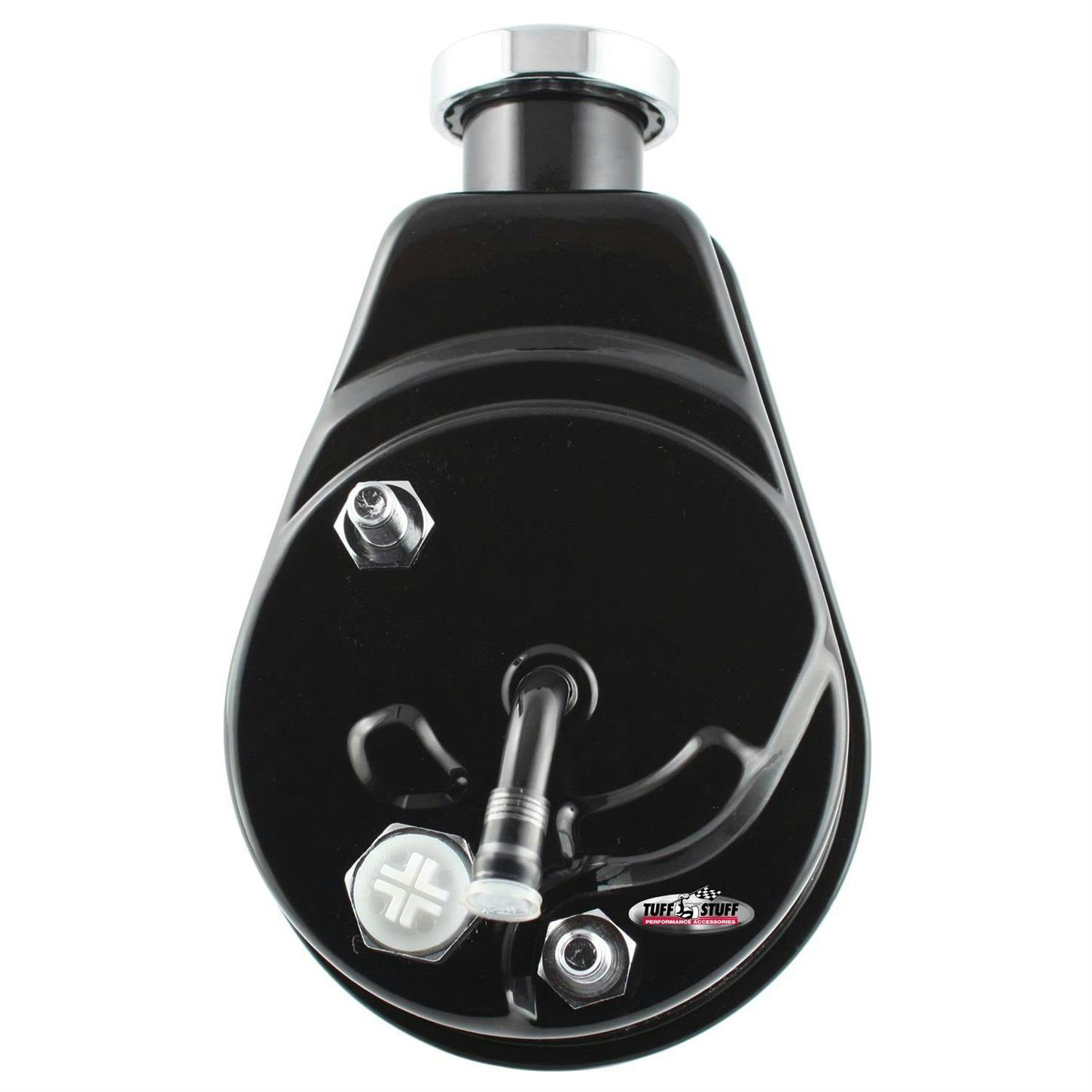 Tuff Stuff 6177B Corvette Saginaw Power Steering Pump, Black