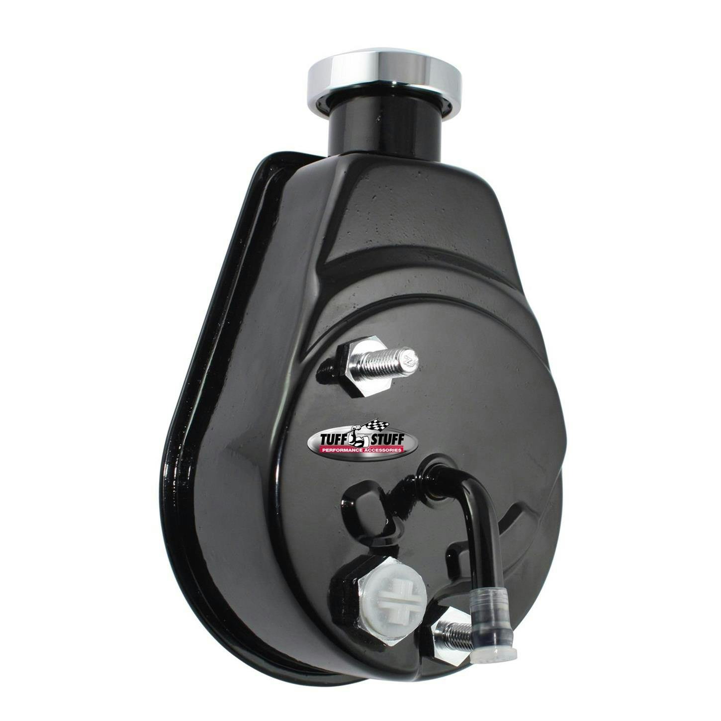 Tuff Stuff 6178B Corvette Saginaw Power Steering Pump, Black