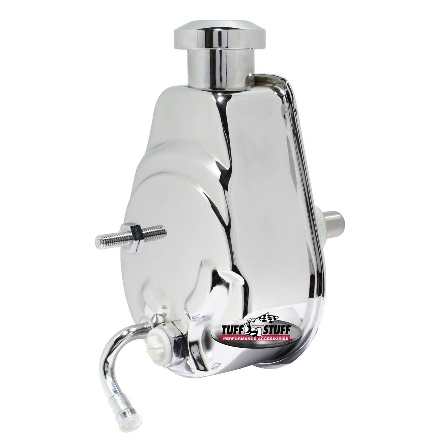 Tuff Stuff 6181A GM Saginaw Style Power Steering Pump, Chrome