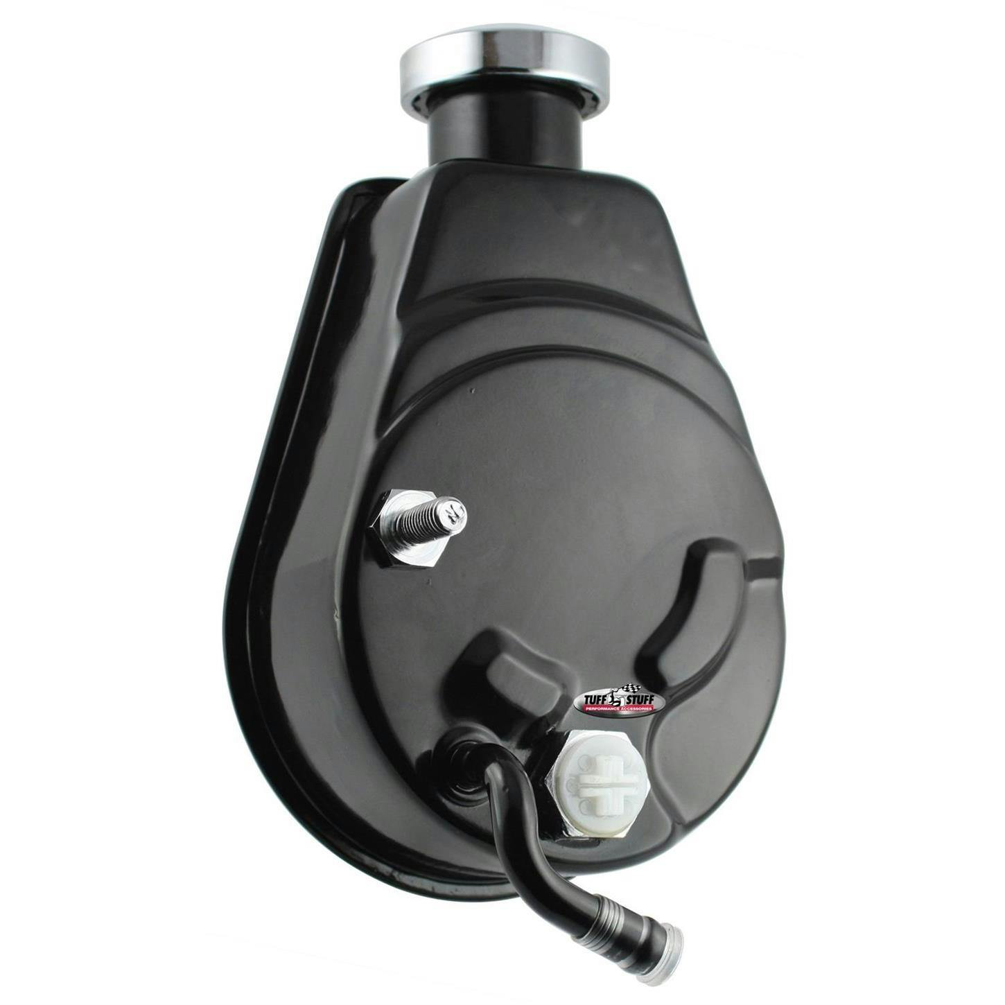 Tuff Stuff 6181B GM Saginaw Style Power Steering Pump, Black