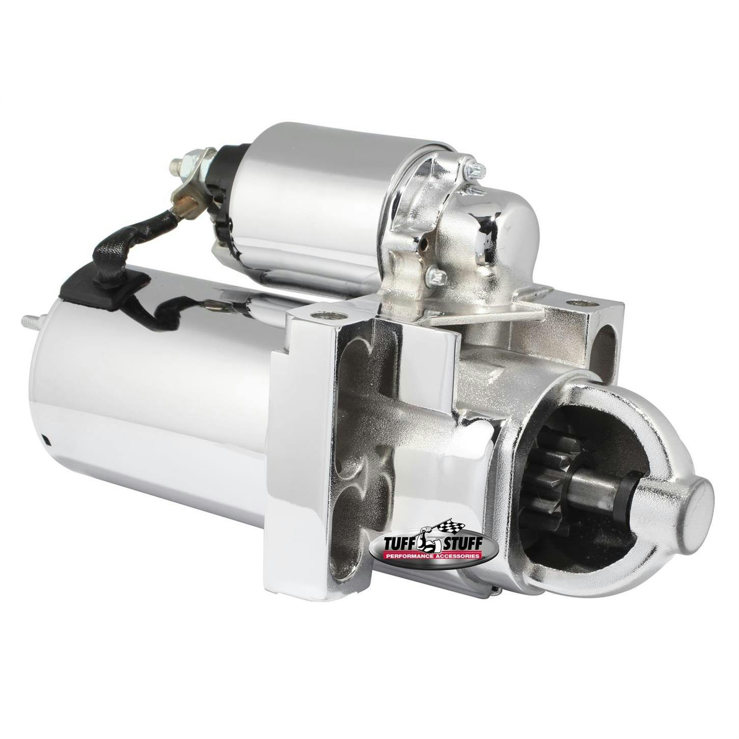 Tuff Stuff 6510NA Staggered Chevy Starter, Chrome