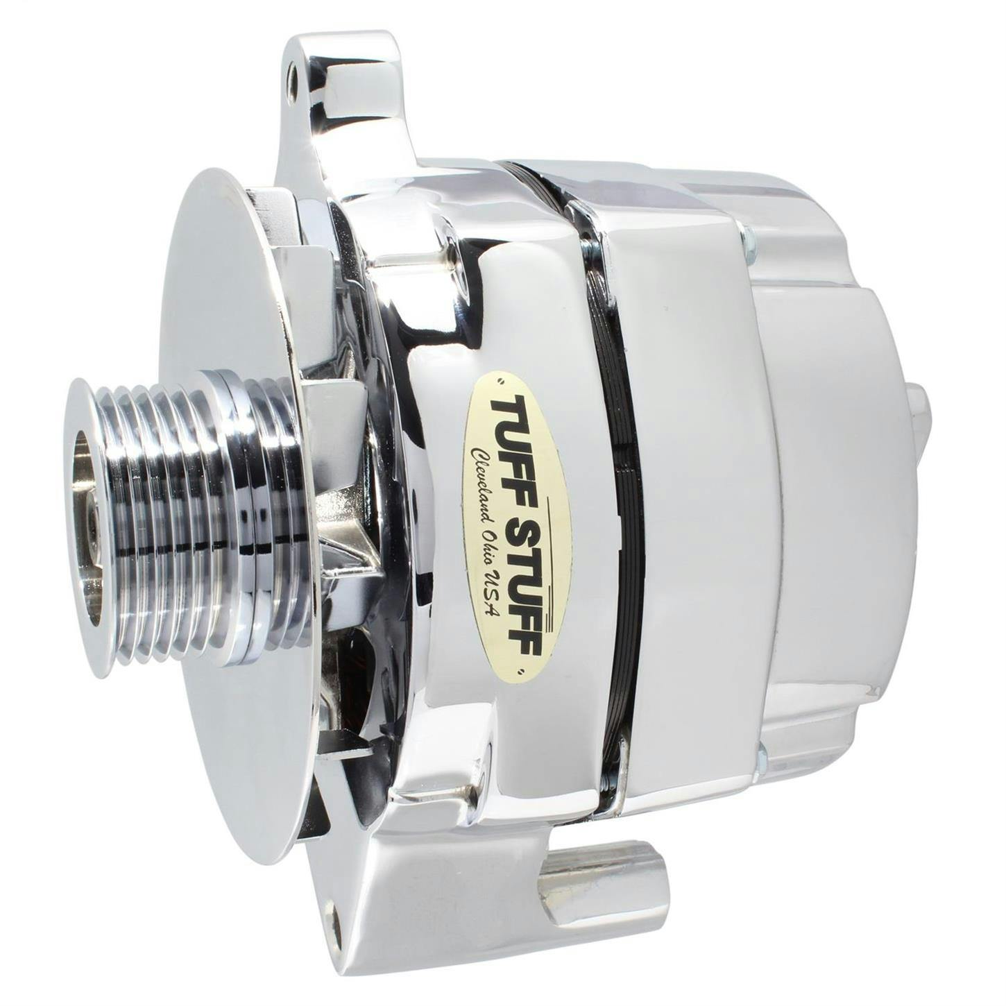 Tuff Stuff 7068RD6G Ford Alternator, 100 Amp, 1-Wire, Chrome