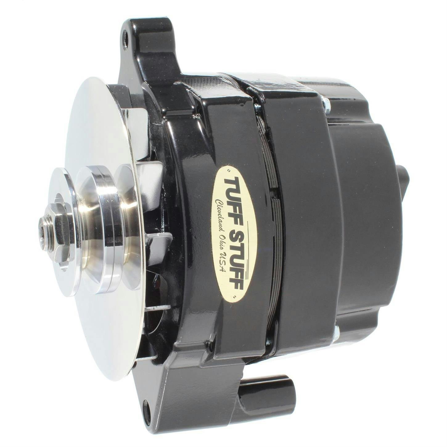 Tuff Stuff 7078NE Ford Alternator, 70 Amp, 1-Wire, Stealth Black