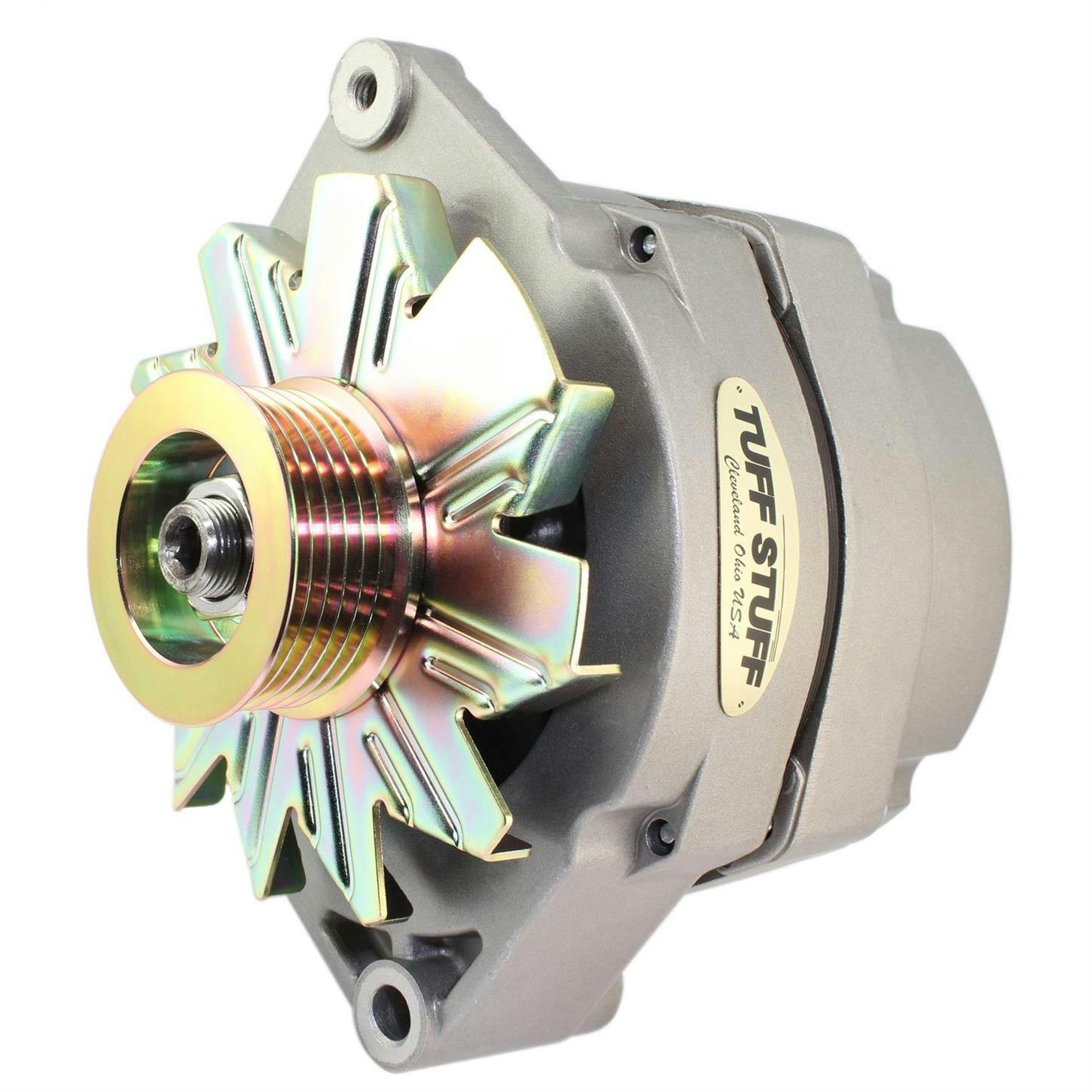 Tuff Stuff 7127K6G12 GM Alternator, 140 Amp, 1-Wire, Factory Cast