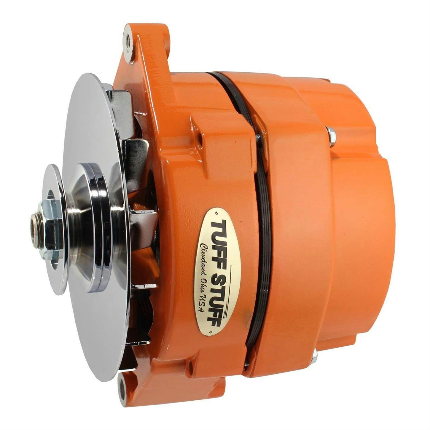Tuff Stuff 7127NFORANGE GM Alternator, 100 Amp, 1 Wire, Orange