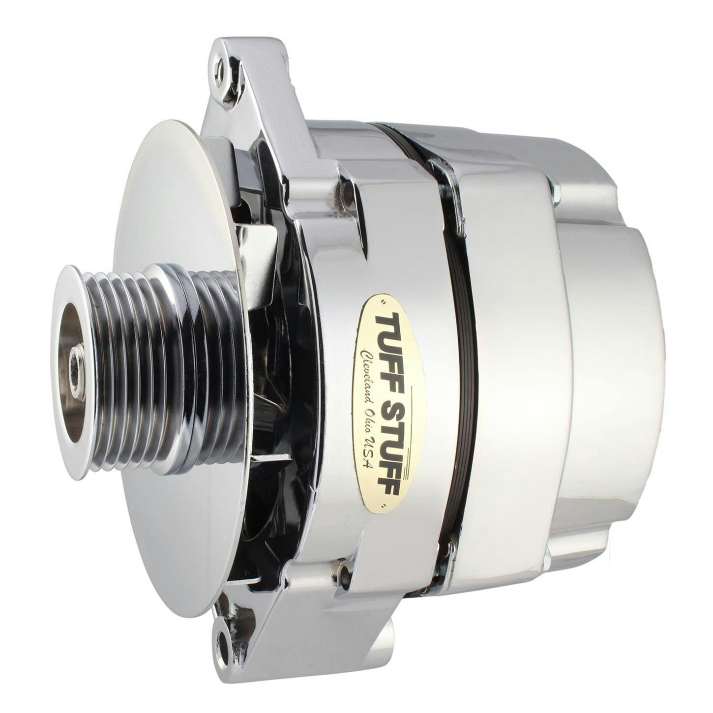 Tuff Stuff 7127NKP6G12 GM Alternator, 140 Amp, 1-Wire, Polished