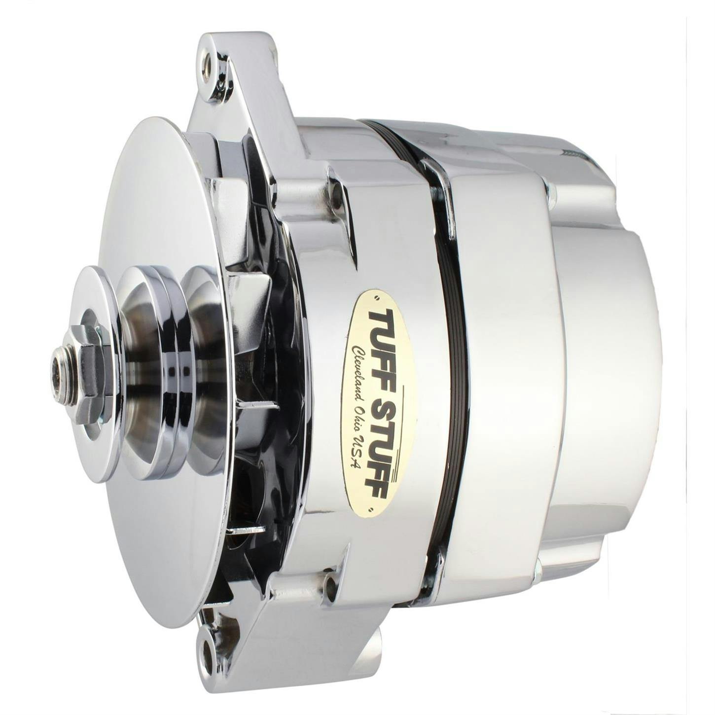 Tuff Stuff 7127NKP GM Alternator, 140 Amp, 1-Wire, Polished