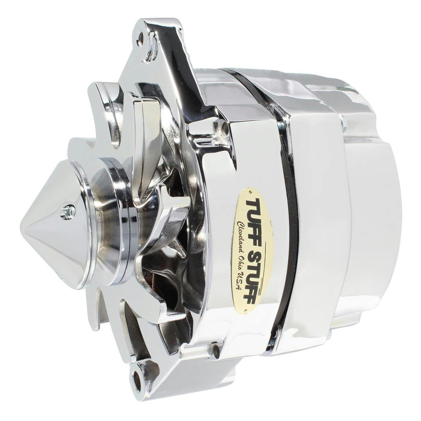 Tuff Stuff 7139ABULL6 GM Silver Bullet 100 Amp Alternator, Chrome