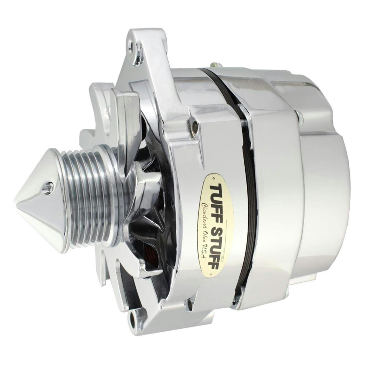 Tuff Stuff 7140BBULL6G GM Silver Bullet 140 Amp Alternator, Pol
