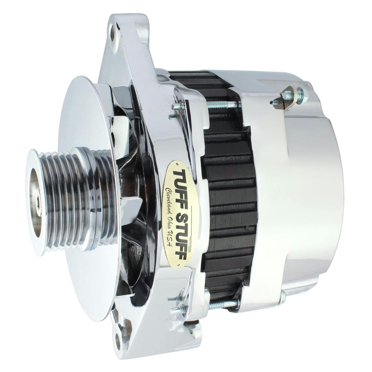 Tuff Stuff 7290NEP6G GM 1980-95 Alternator, 250 Amp, Polished