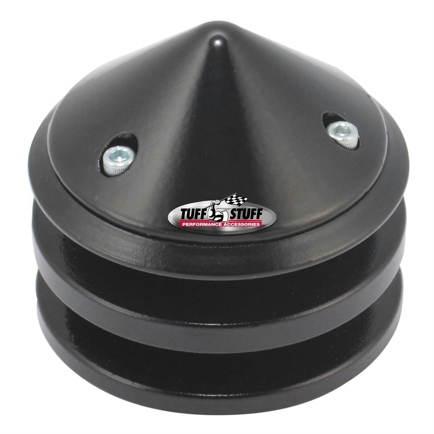 Tuff Stuff 7651C 2 Groove Pulley And Bullet Cover, Stealth Black