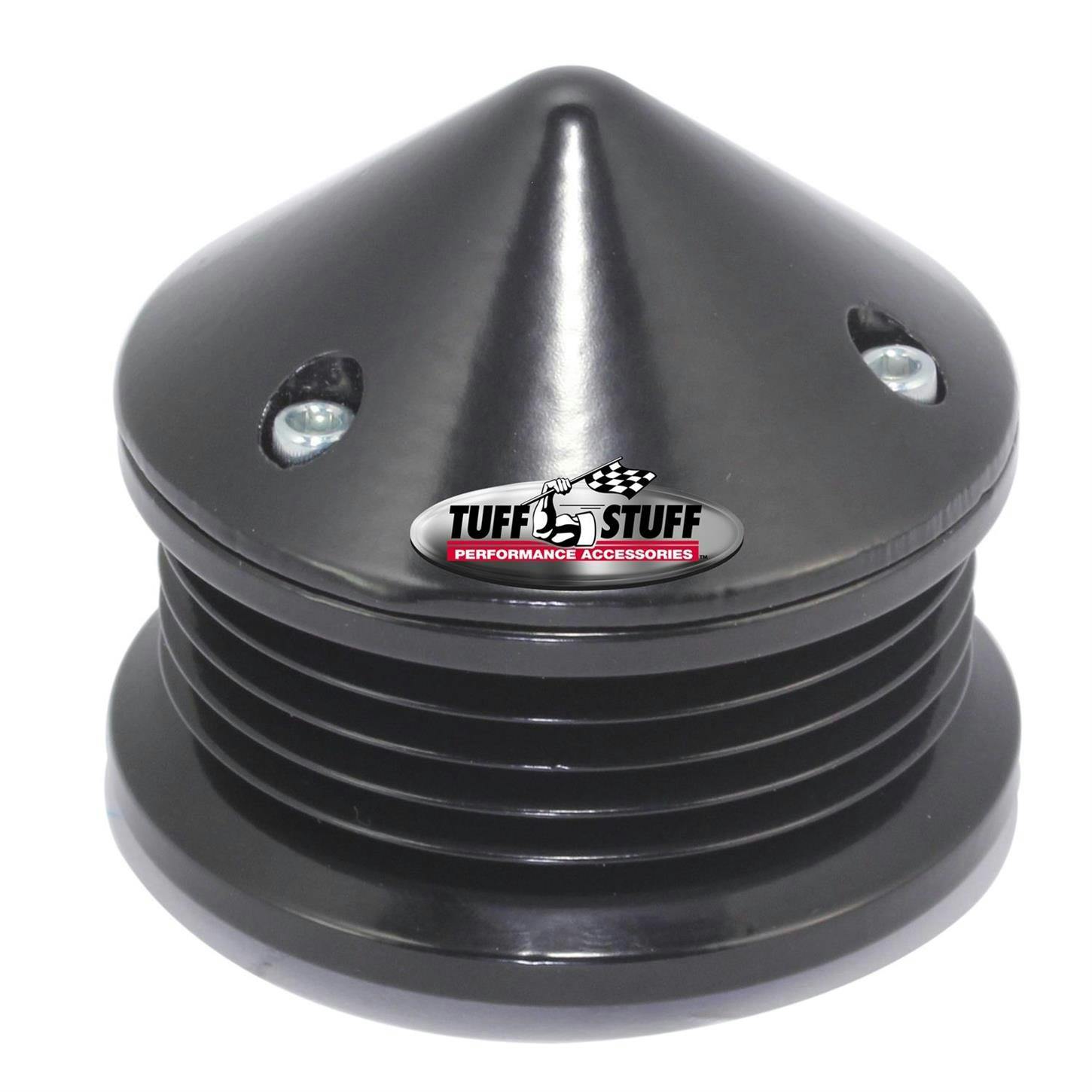 Tuff Stuff 7652C 5 Groove Pulley And Bullet Cover, Stealth Black
