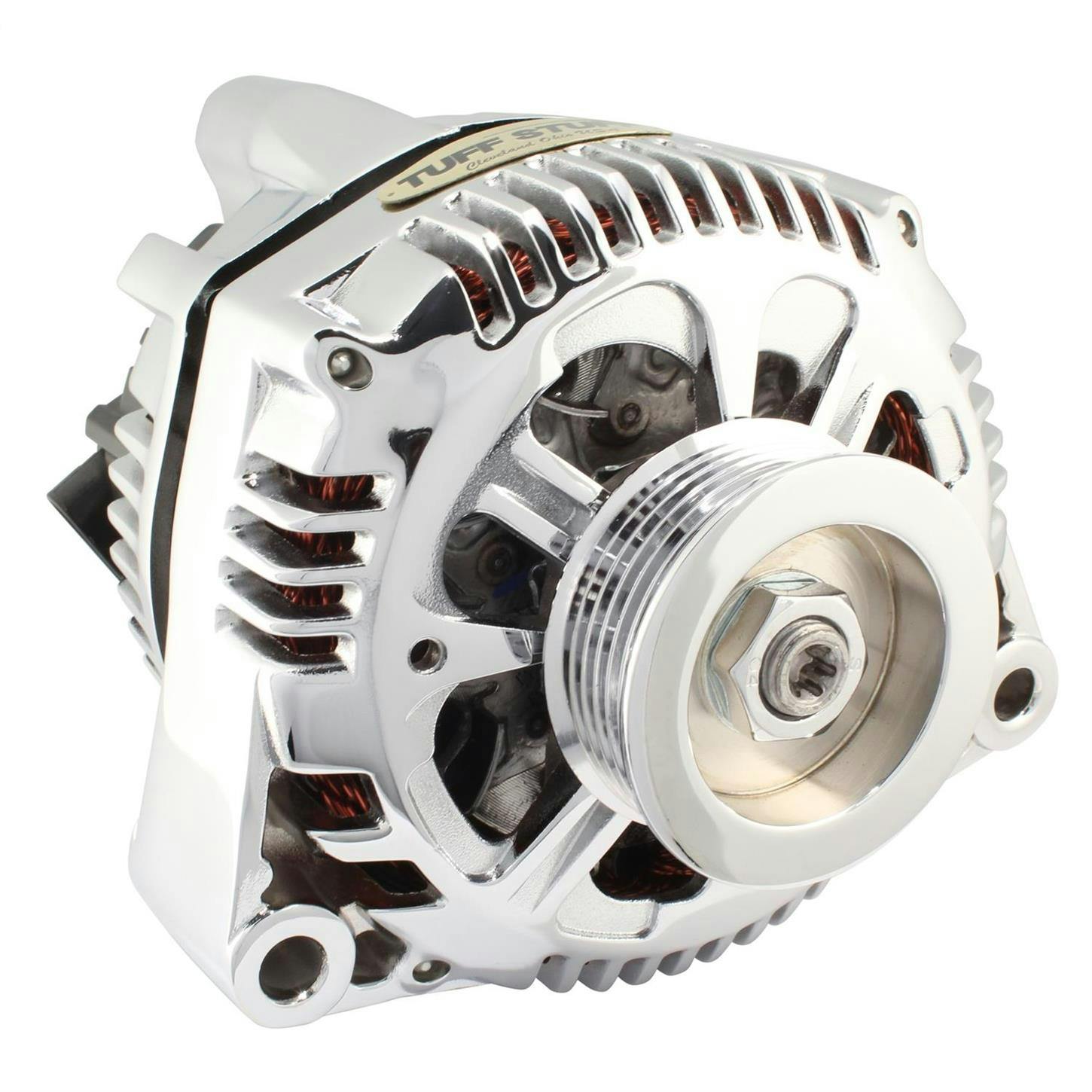 Tuff Stuff 7721NA 1997-2003 Corvette Alternator, 110 Amp, Chrome