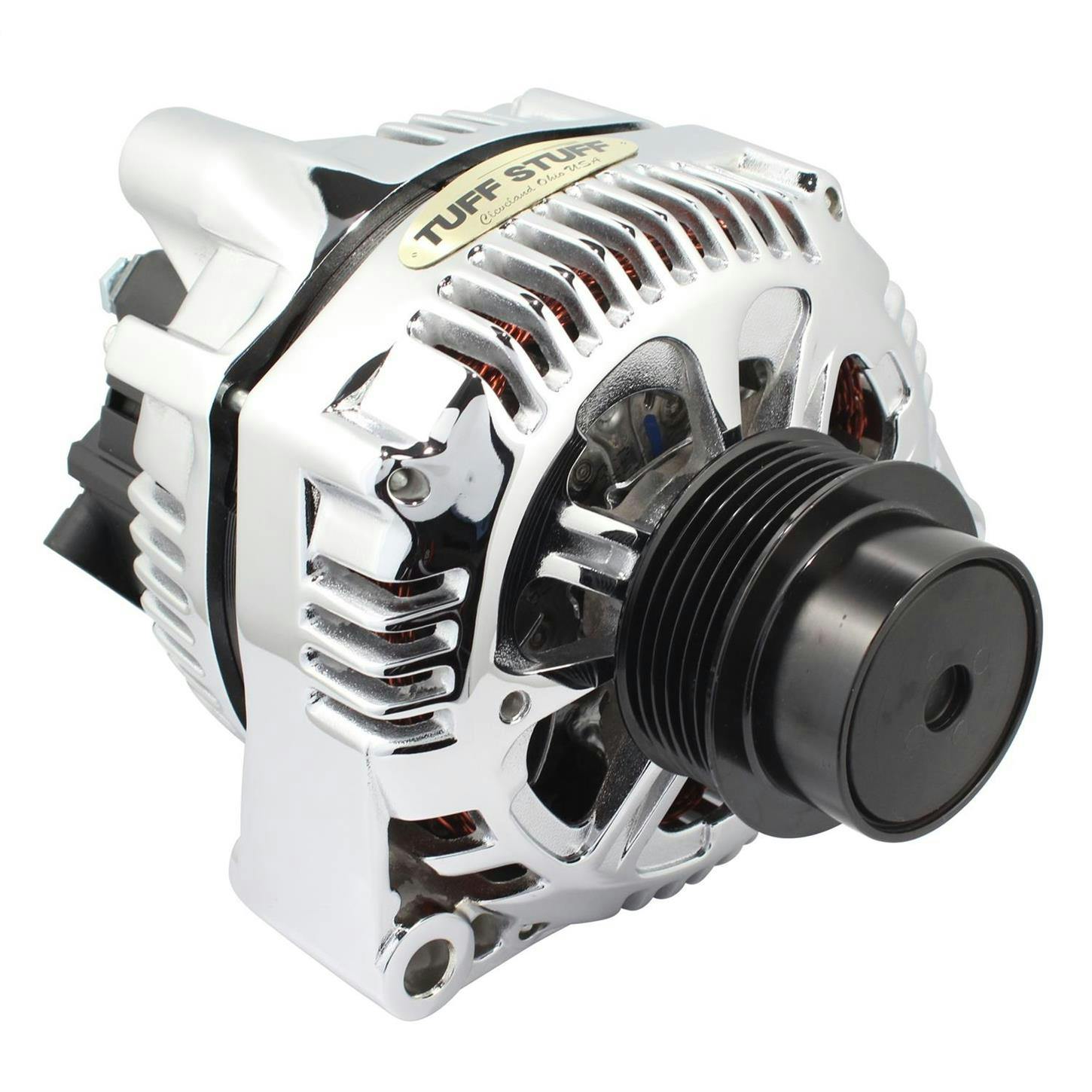 Tuff Stuff 7723NA 1997-03 Corvette Alternator, 110 Amp, Chrome