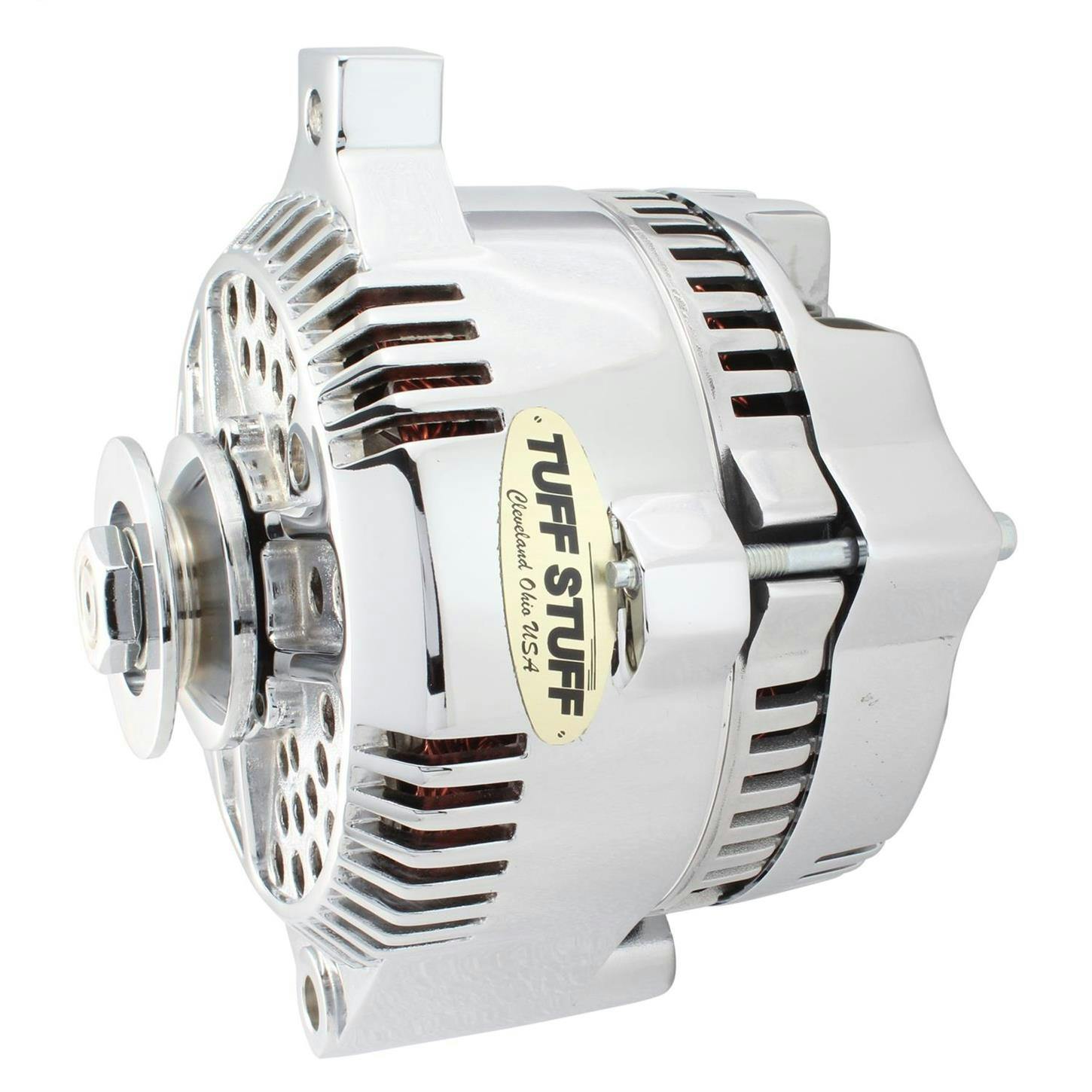 Tuff Stuff 7771D 5.0L Ford Alternator, 225 Amp, Chrome