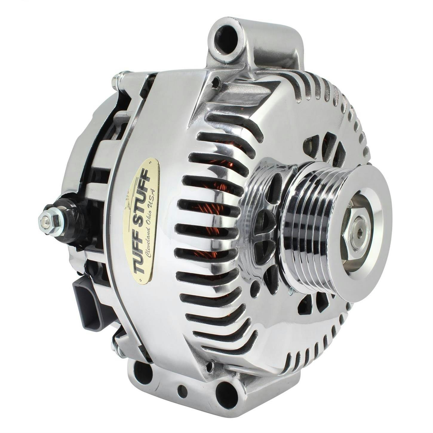 Tuff Stuff 7787DP 1996-01 Ford Alternator, 225 Amp, Polished