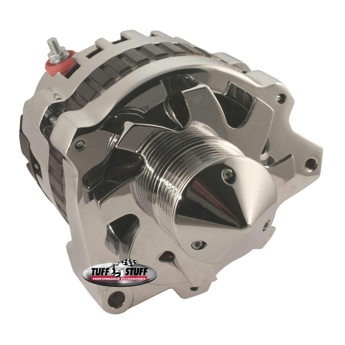 Tuff Stuff 7860ABULL6G GM Silver Bullet 160 Amp Alternator, Chr