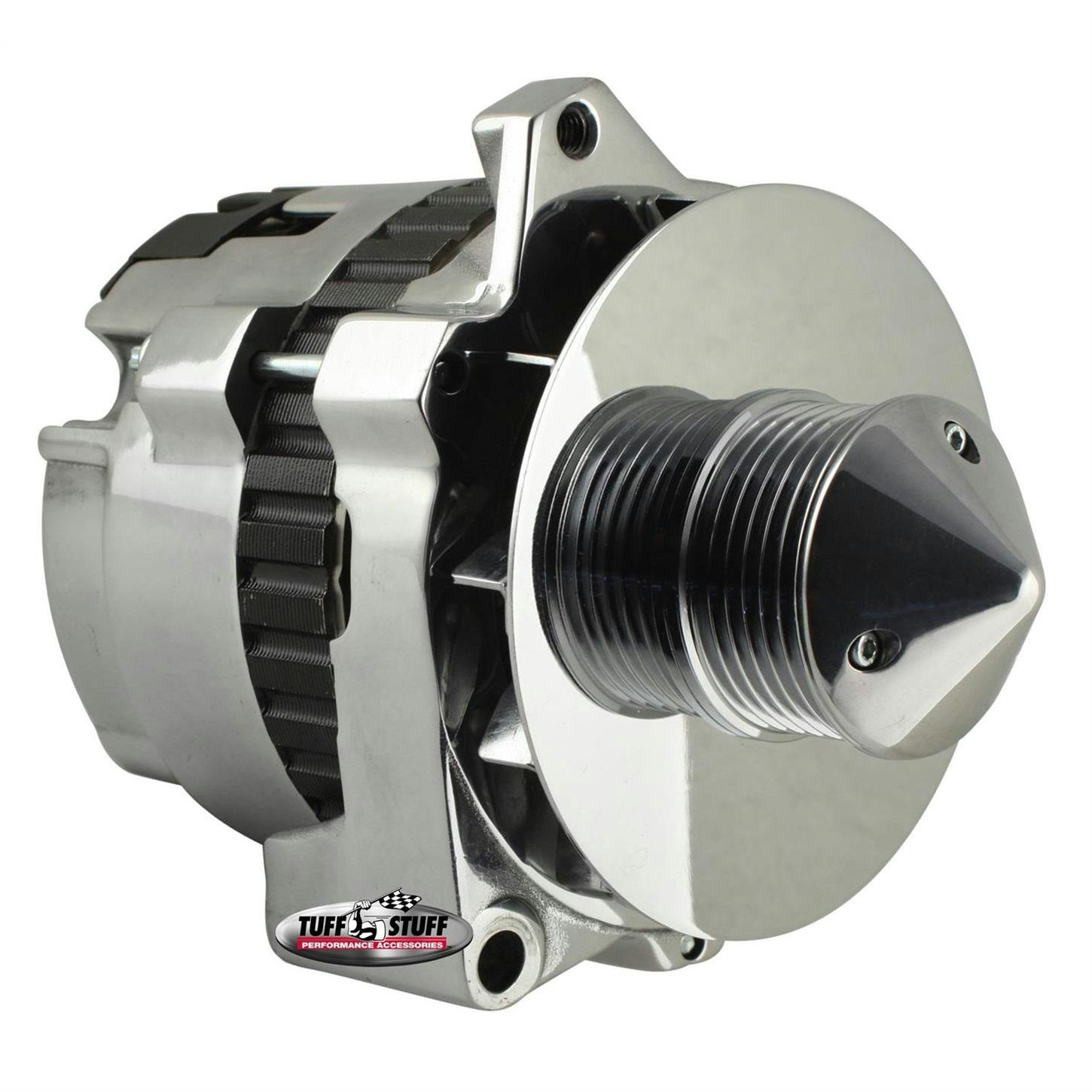 Tuff Stuff 7861BBULL6G GM Silver Bullet 160 Amp Alternator, Pol