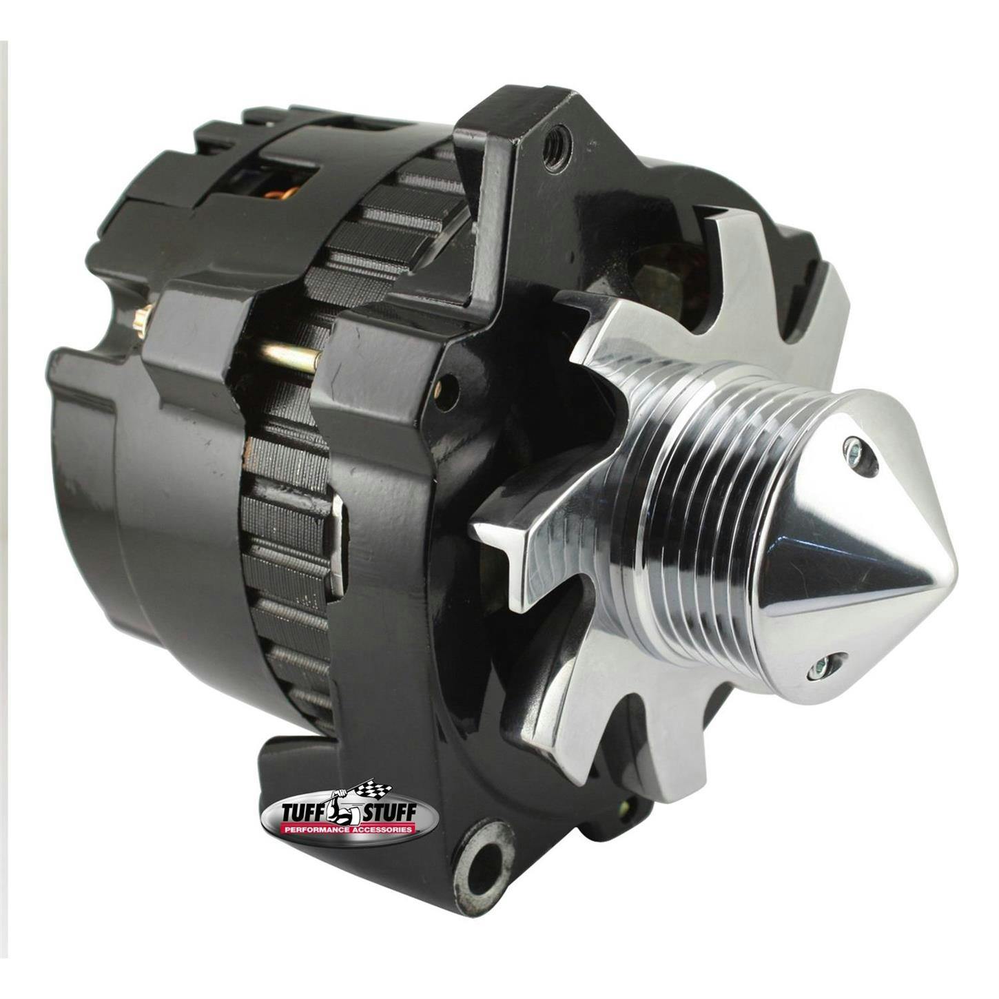 Tuff Stuff 7861CBULL6G GM Silver Bullet 160 Amp Alternator, Black
