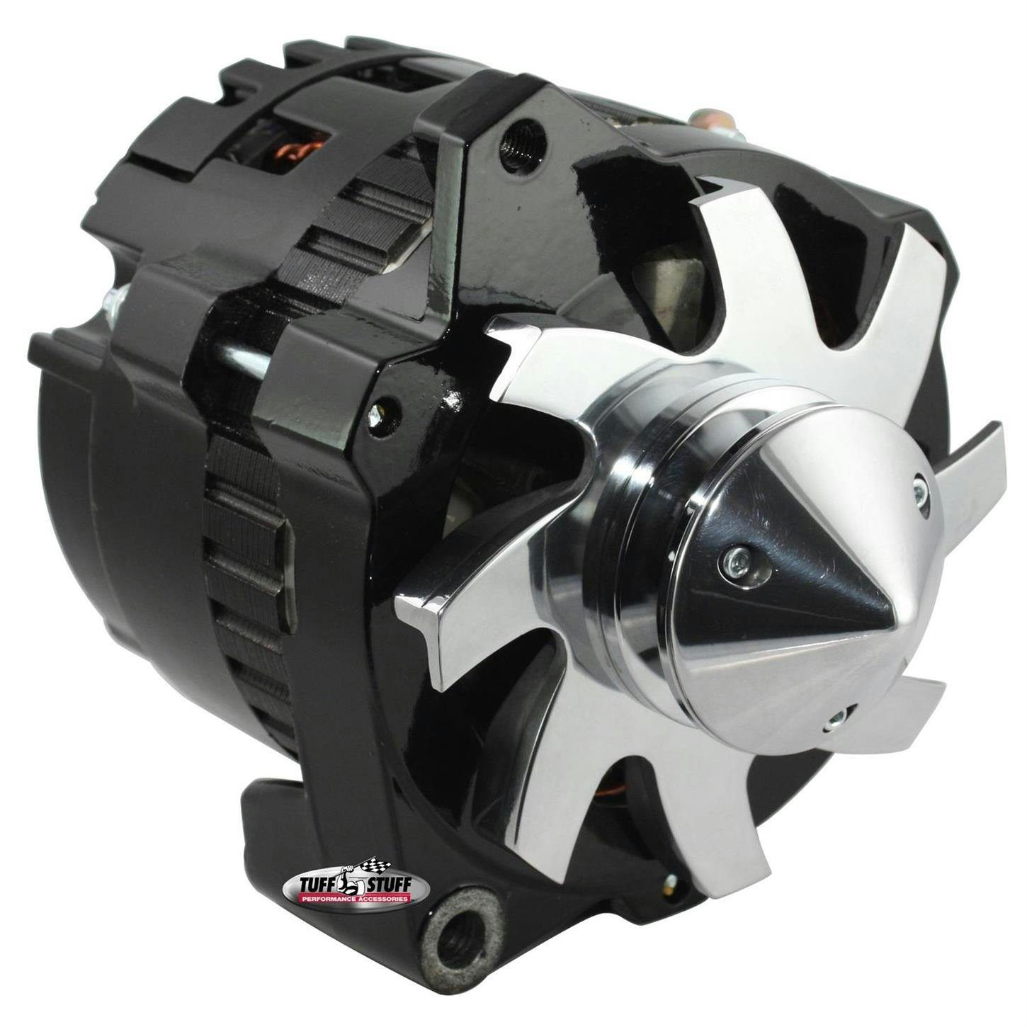Tuff Stuff 7861CBULL GM Silver Bullet 160 Amp Alternator, Black