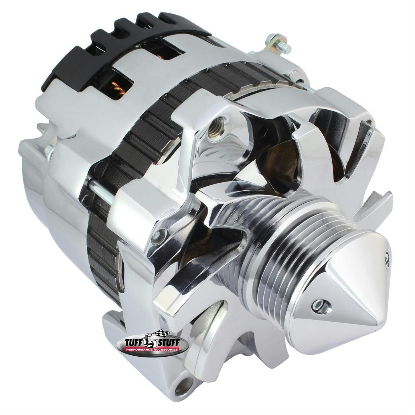 Tuff Stuff 7861F6G22 GM Silver Bullet 160 Amp Alternator, Chrome