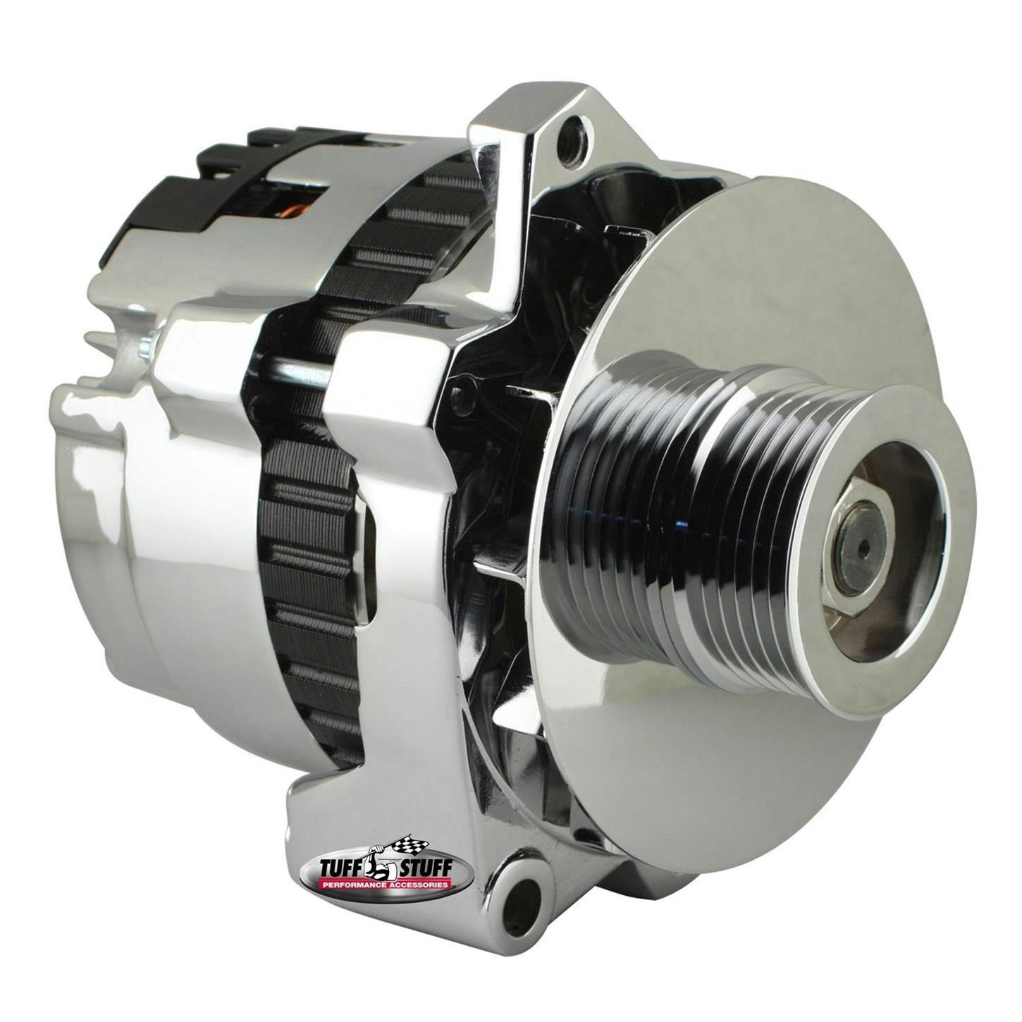 Tuff Stuff 7861FP6G GM Alternator 160 Amp, 1-Wire/OEM, Polished