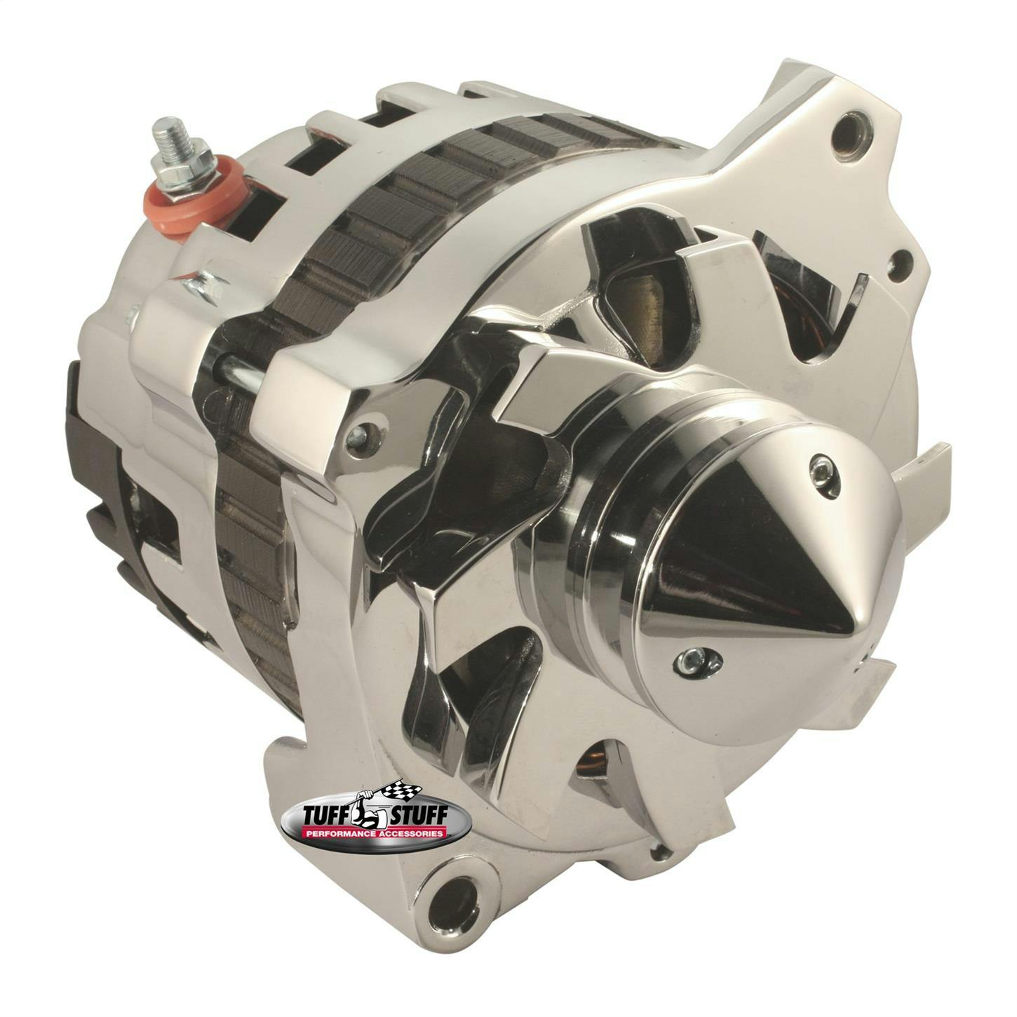 Tuff Stuff 7866ABULL GM Silver Bullet 160 Amp Alternator, Chrome