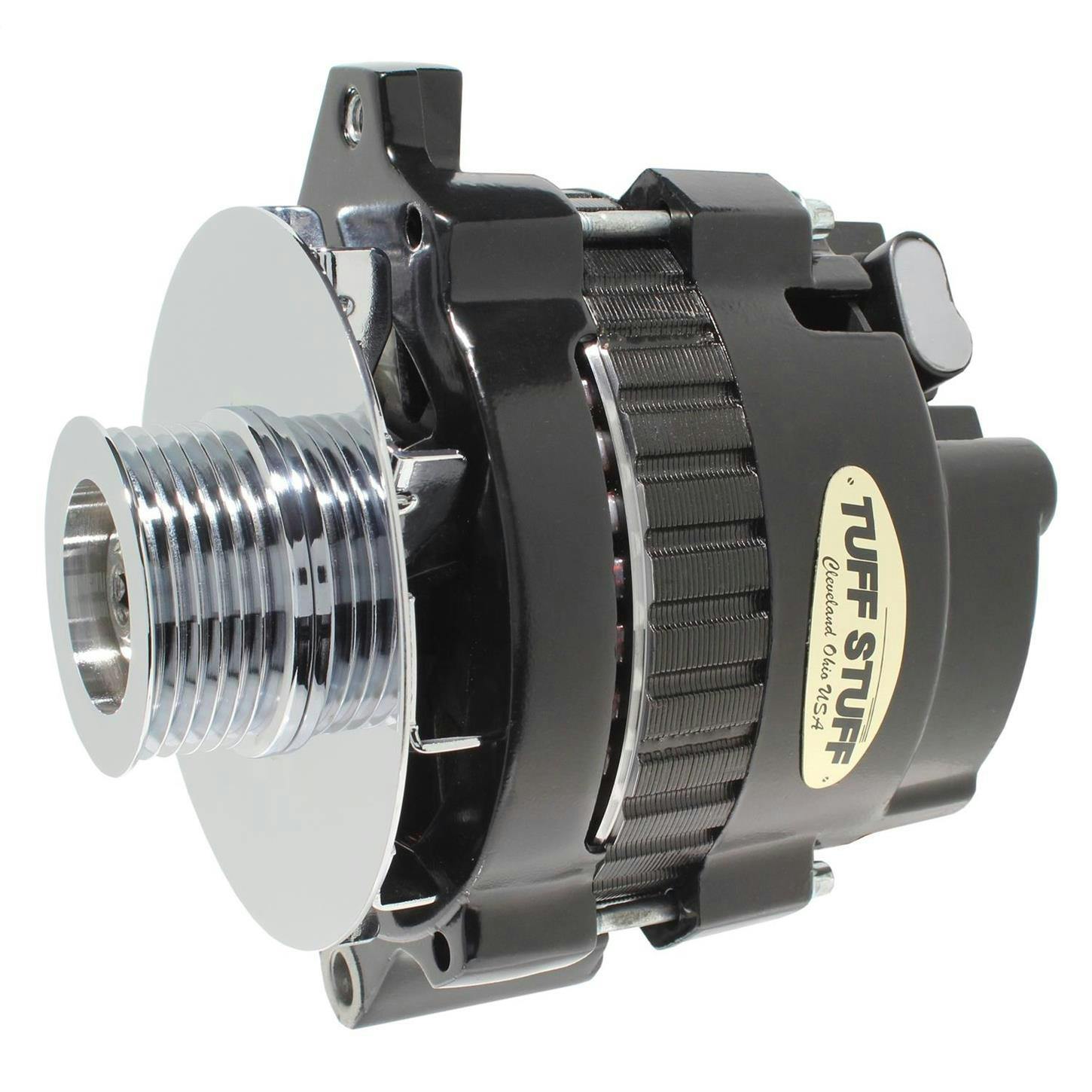Tuff Stuff 7866G6G GM Alternator, 160 Amp, 1-Wire/OEM, Black