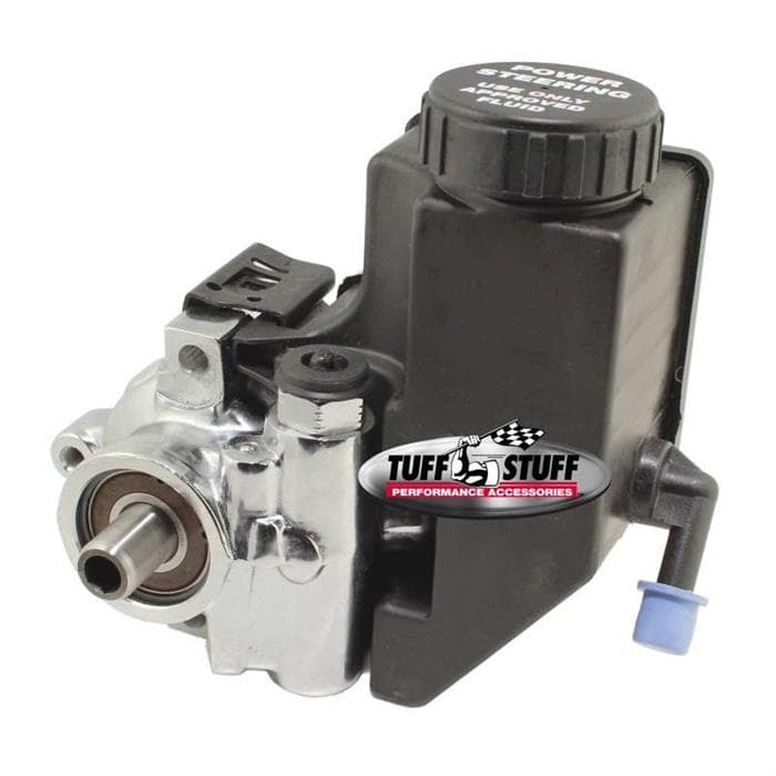 Tuff Stuff 7890POL Type II Power Steering Pump w/ Reservoir; Pol