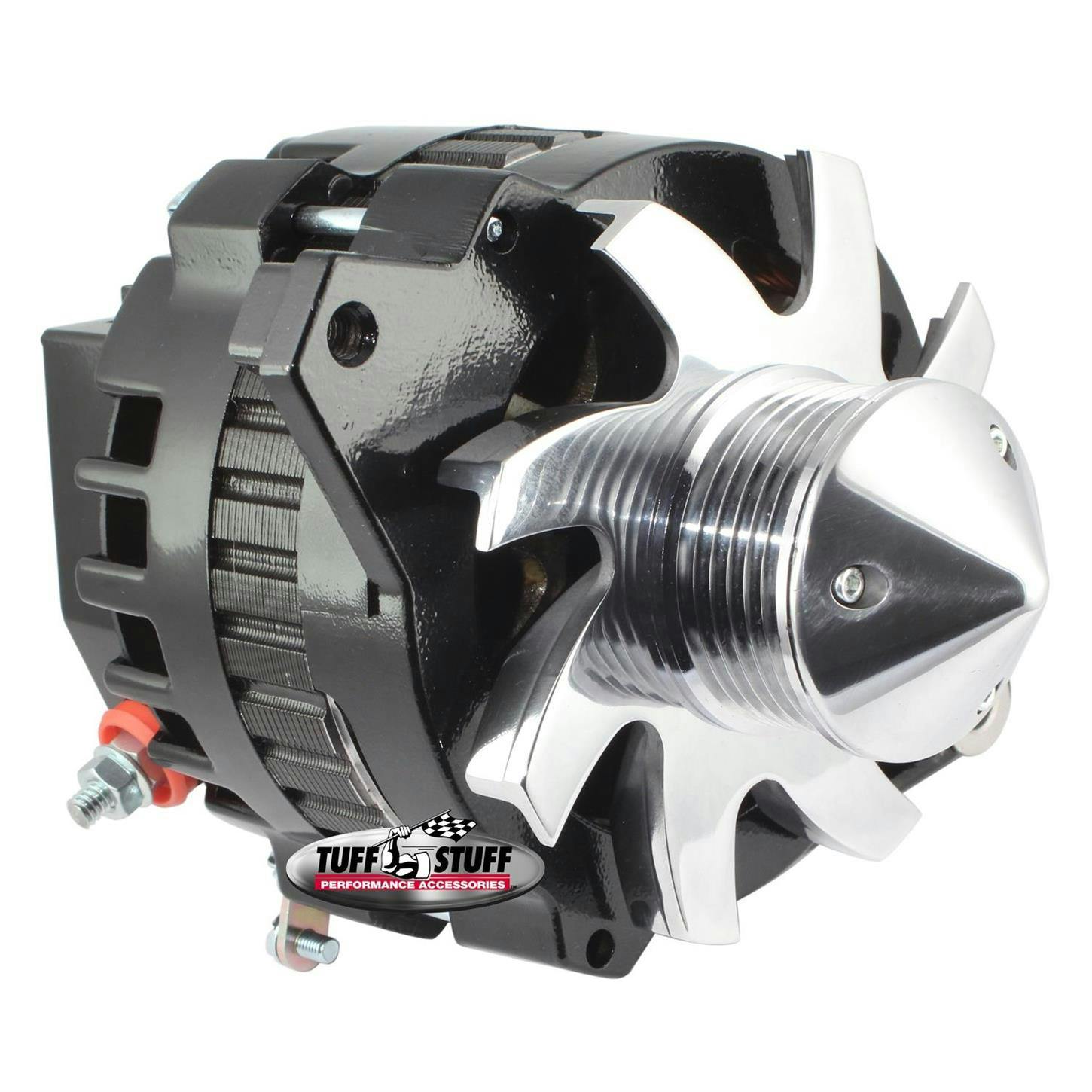 Tuff Stuff 7935CBULL6G GM Silver Bullet 160 Amp Alternator, Black