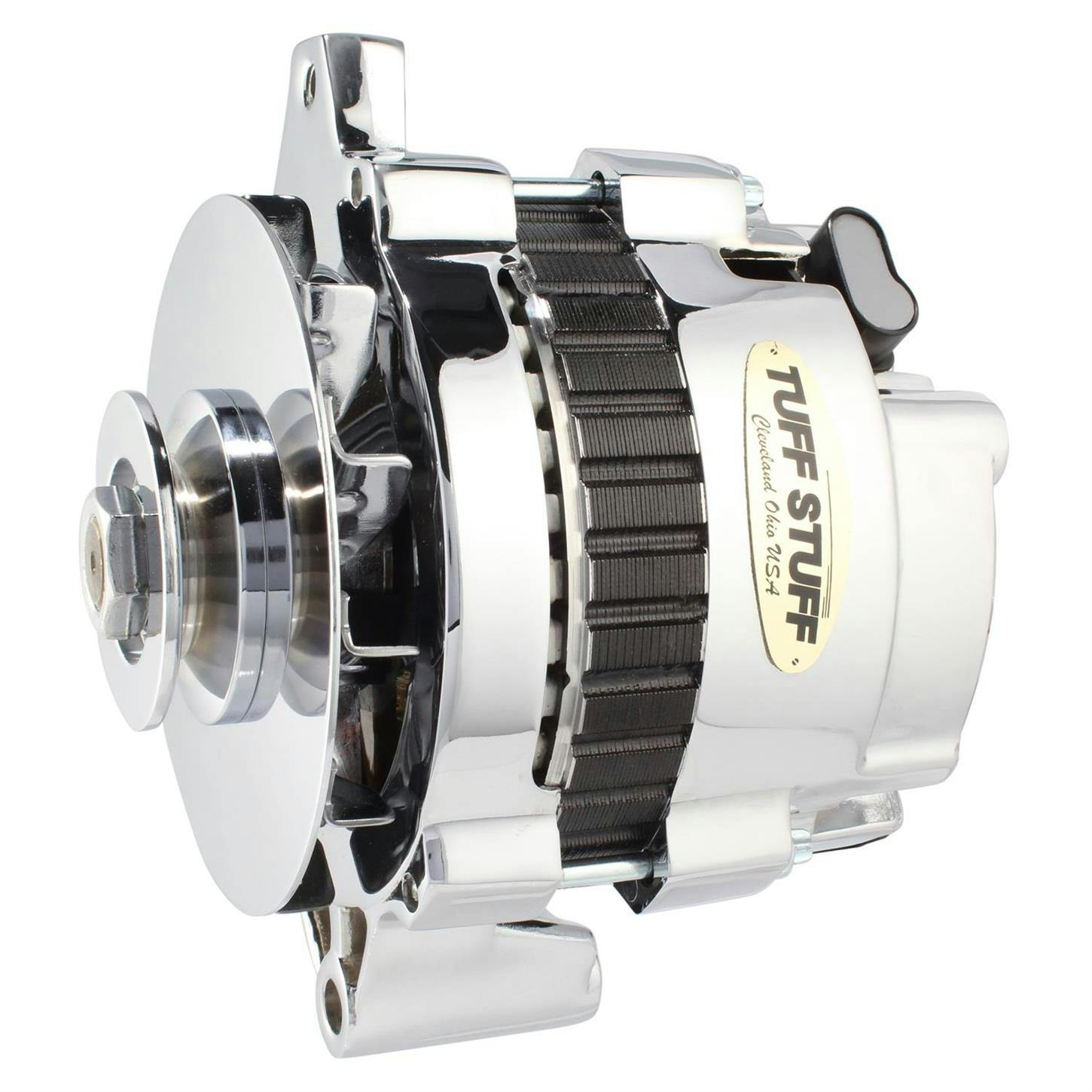 Tuff Stuff 7935D GM Alternator, 105 Amp, 1-Wire/OEM, Chrome