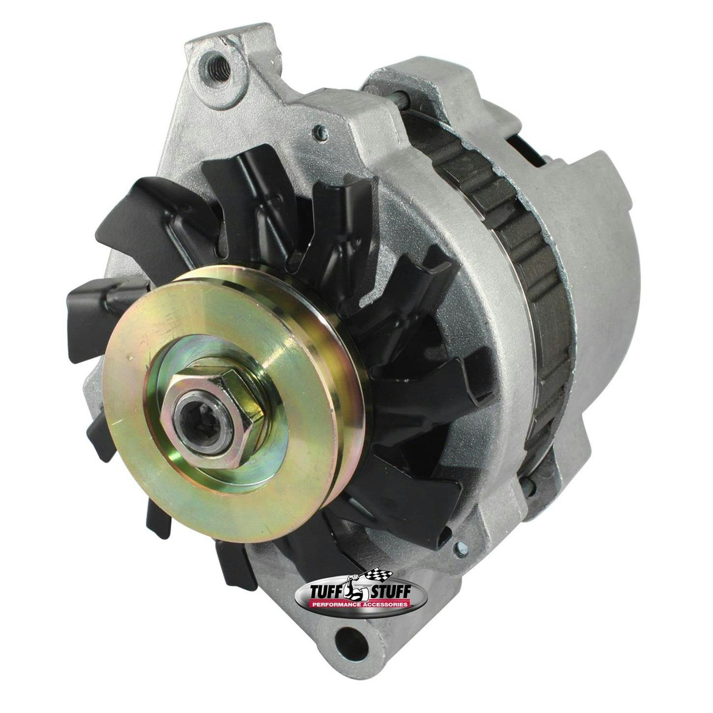 Tuff Stuff 7937 GM Mini Racer Alternator, 1 Wire/OEM Hookup, Cast