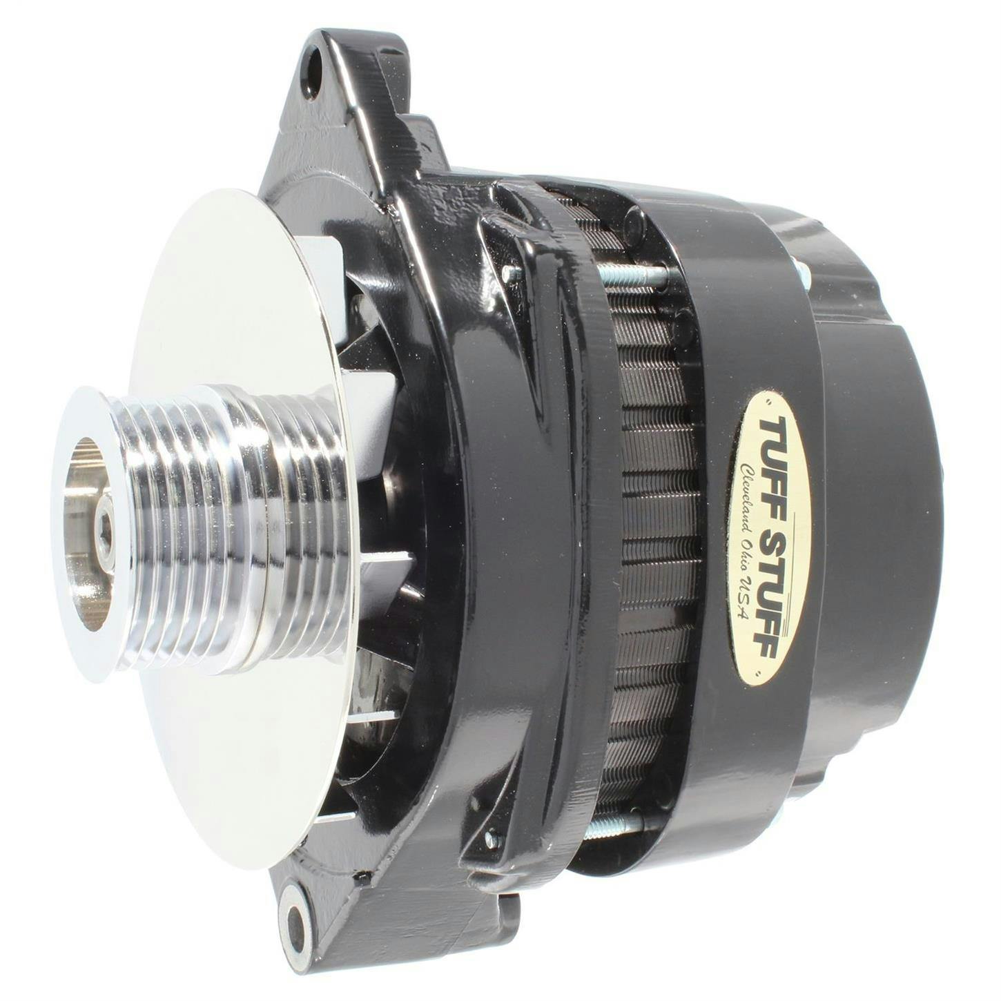 Tuff Stuff 8112NF GM Alternator, 250 Amp, OEM Wire, Black