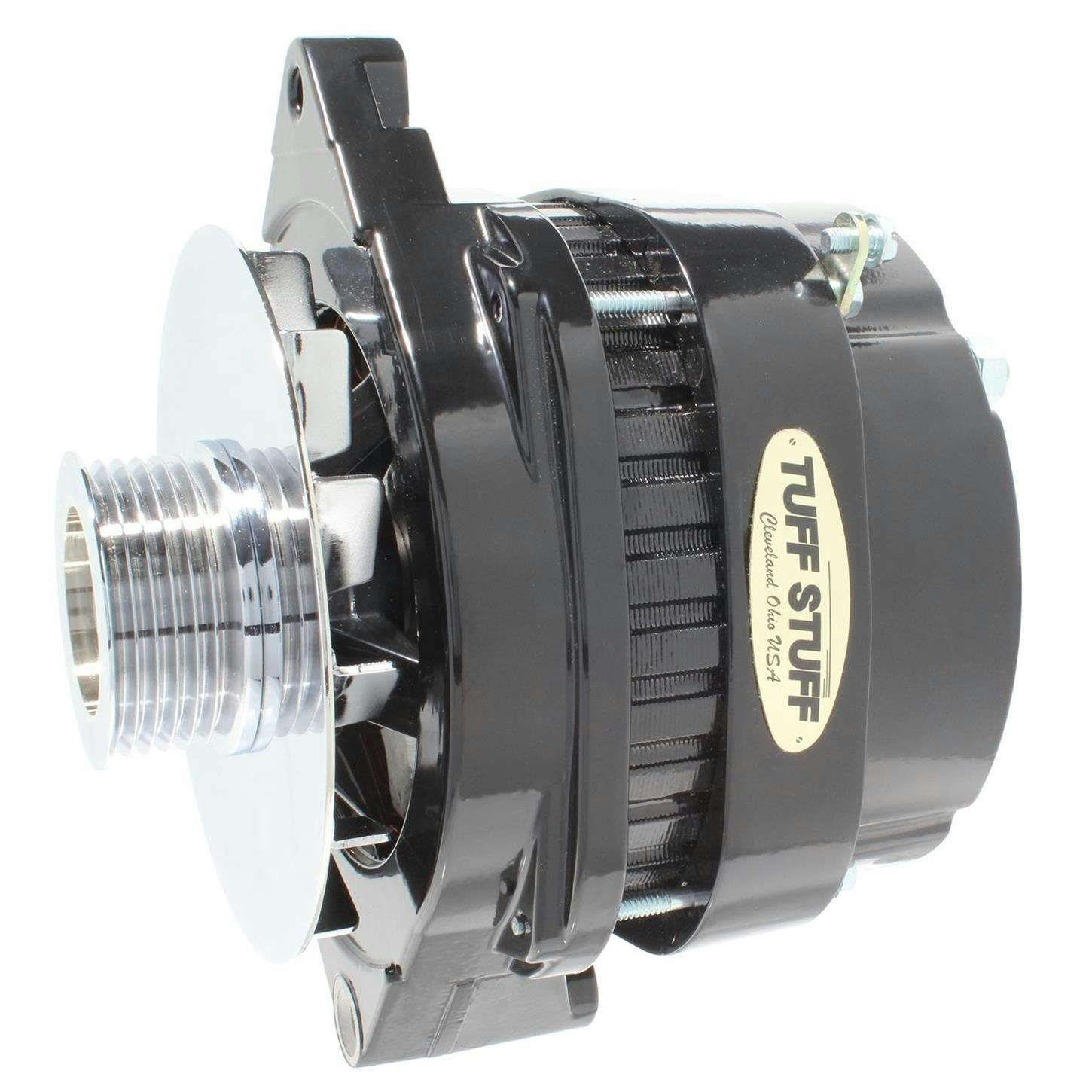 Tuff Stuff 8173NF 1989-95 GM Alternator, 250 Amp, Stealth Black