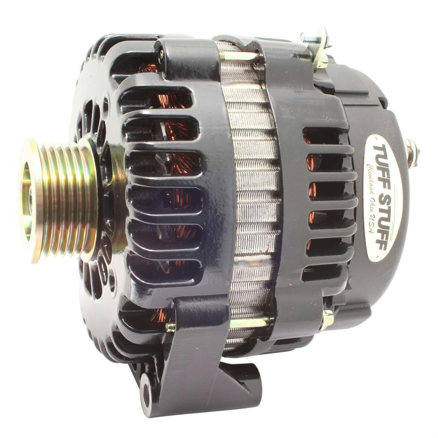 Tuff Stuff 8237B 99-04 GM Truck Alternator, 230 Amp, Stealth Blk