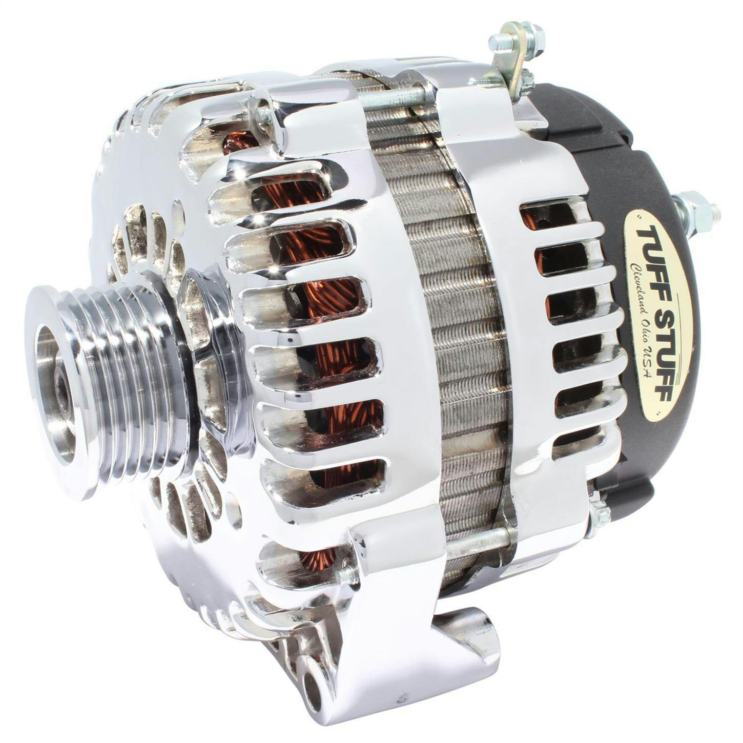 Tuff Stuff 8238A 99-04 GM Truck Alternator, 120 Amp, Chrome