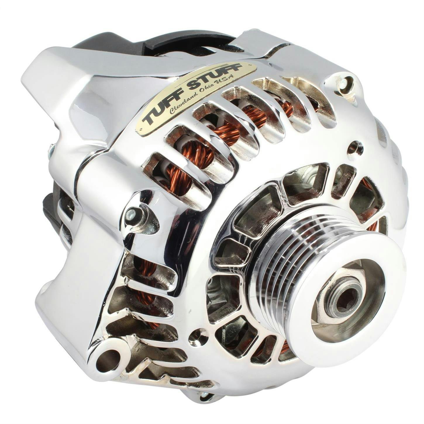 Tuff Stuff 8242NC LS1 GM Alternator, 175 Amp, 1-Wire, Chrome