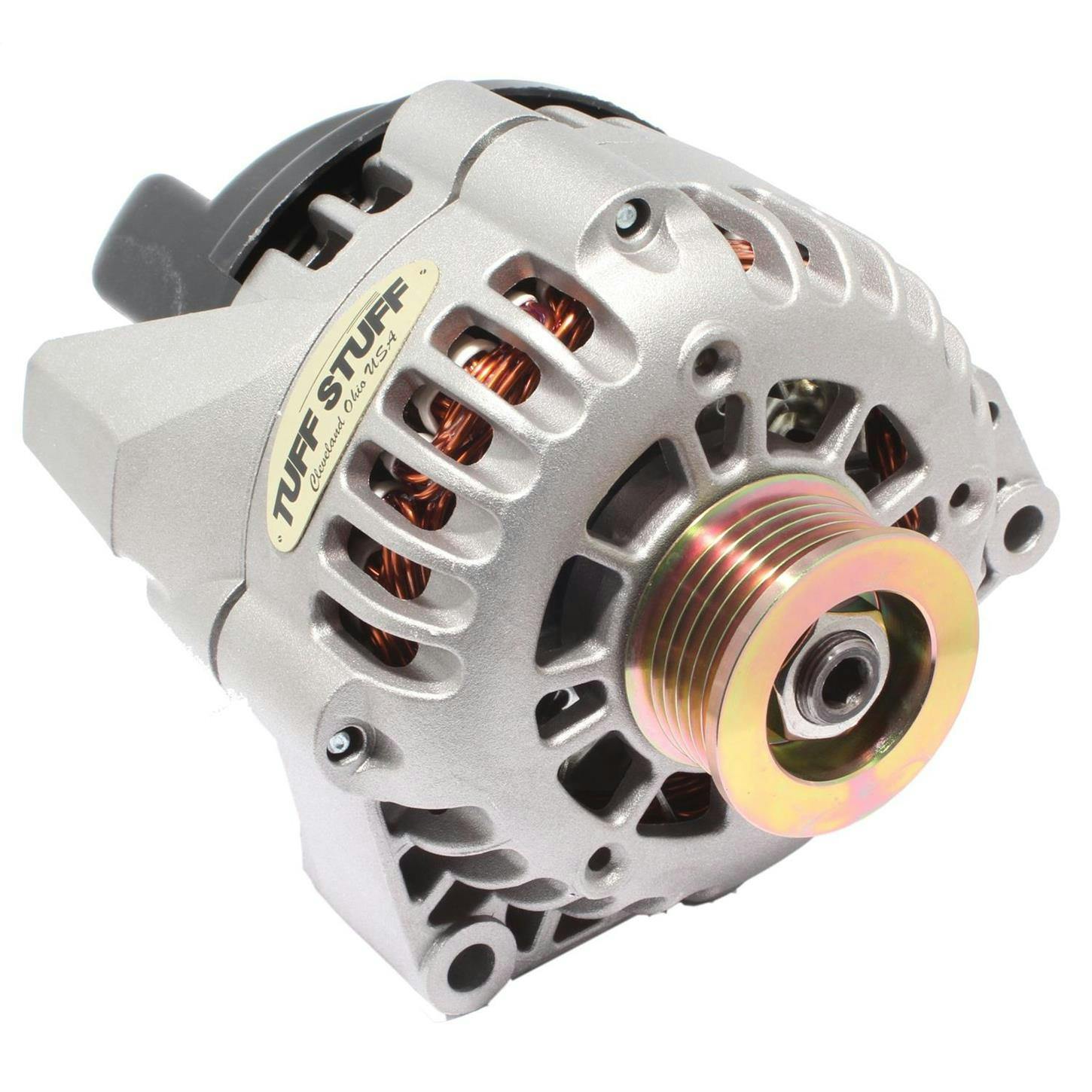 Tuff Stuff 8242 LS1 GM Alternator, 125 Amp, 1-Wire Or OEM Hookup