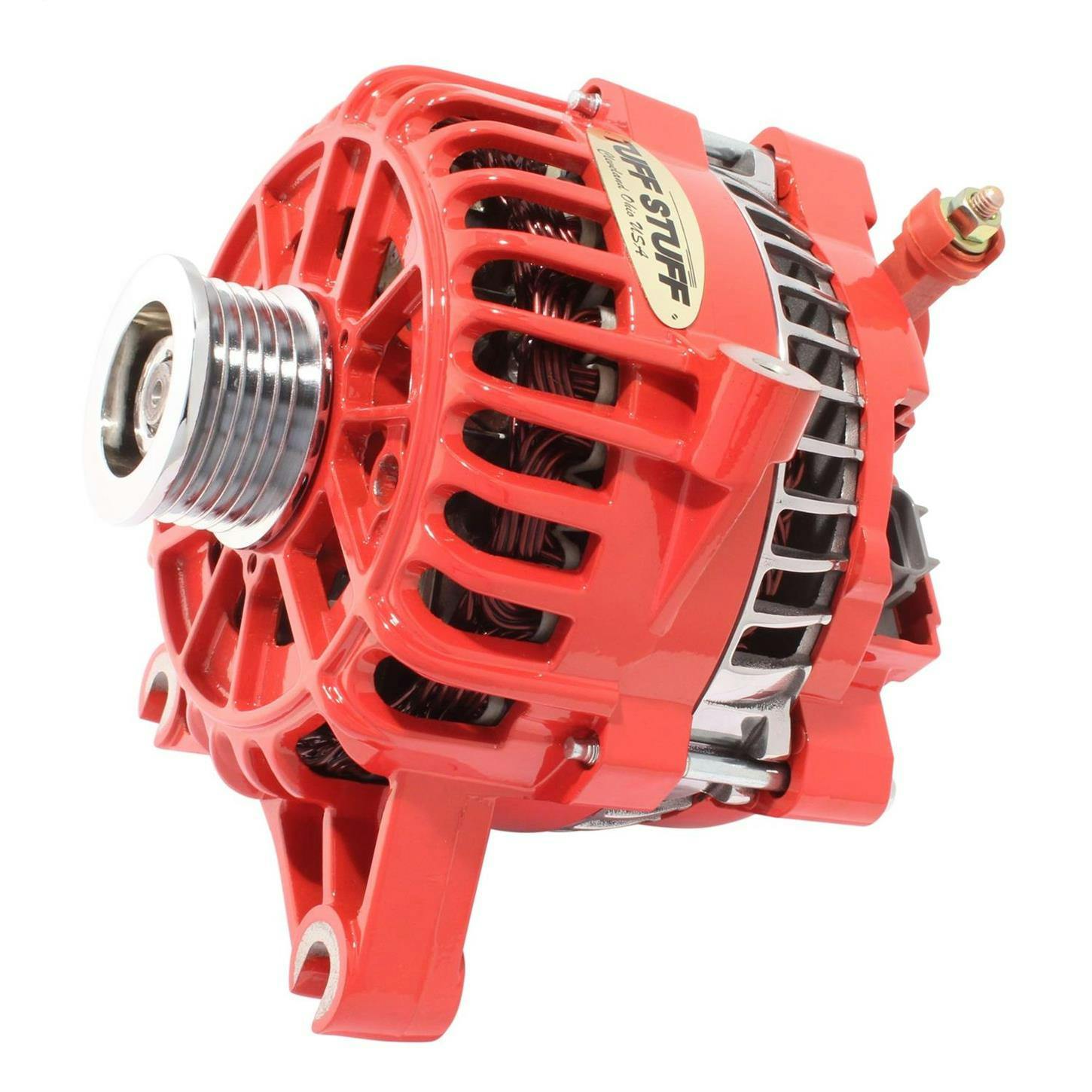 Tuff Stuff 8252DRED 1999-04 4.6L Ford Alternator, 225 Amp, Red