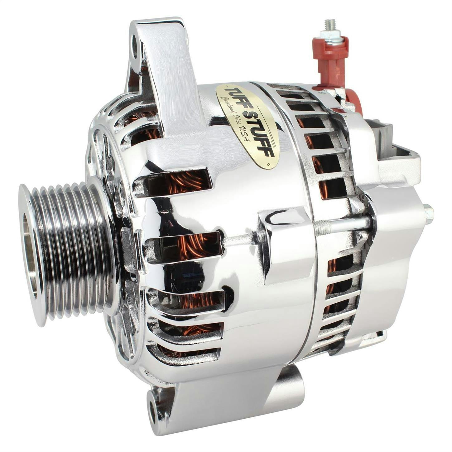 Tuff Stuff 8266A8G 2003-04 Ford Cobra Alternator 105 Amp, Chrome